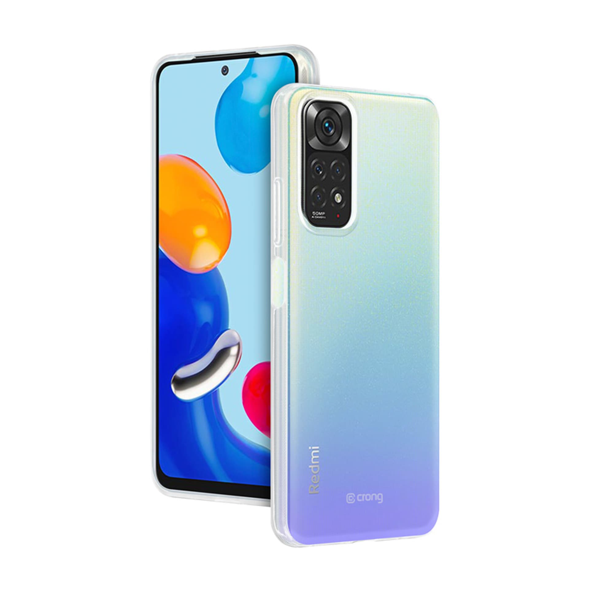 

Crong Crystal Slim Cover - Etui Xiaomi Redmi Note 11/11S (przezroczysty)