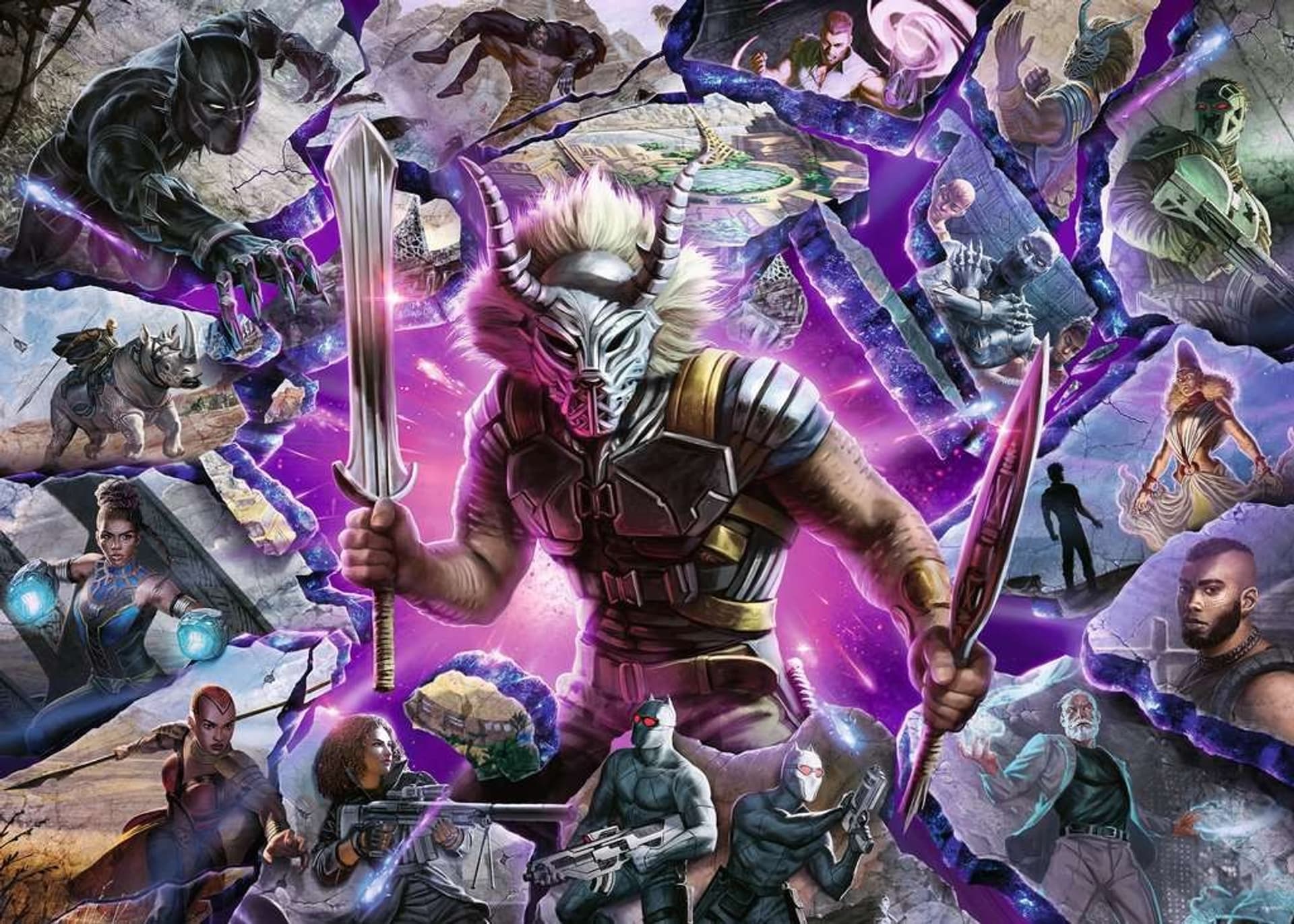 

Puzzle 1000 elementów Villainous. Killmonger