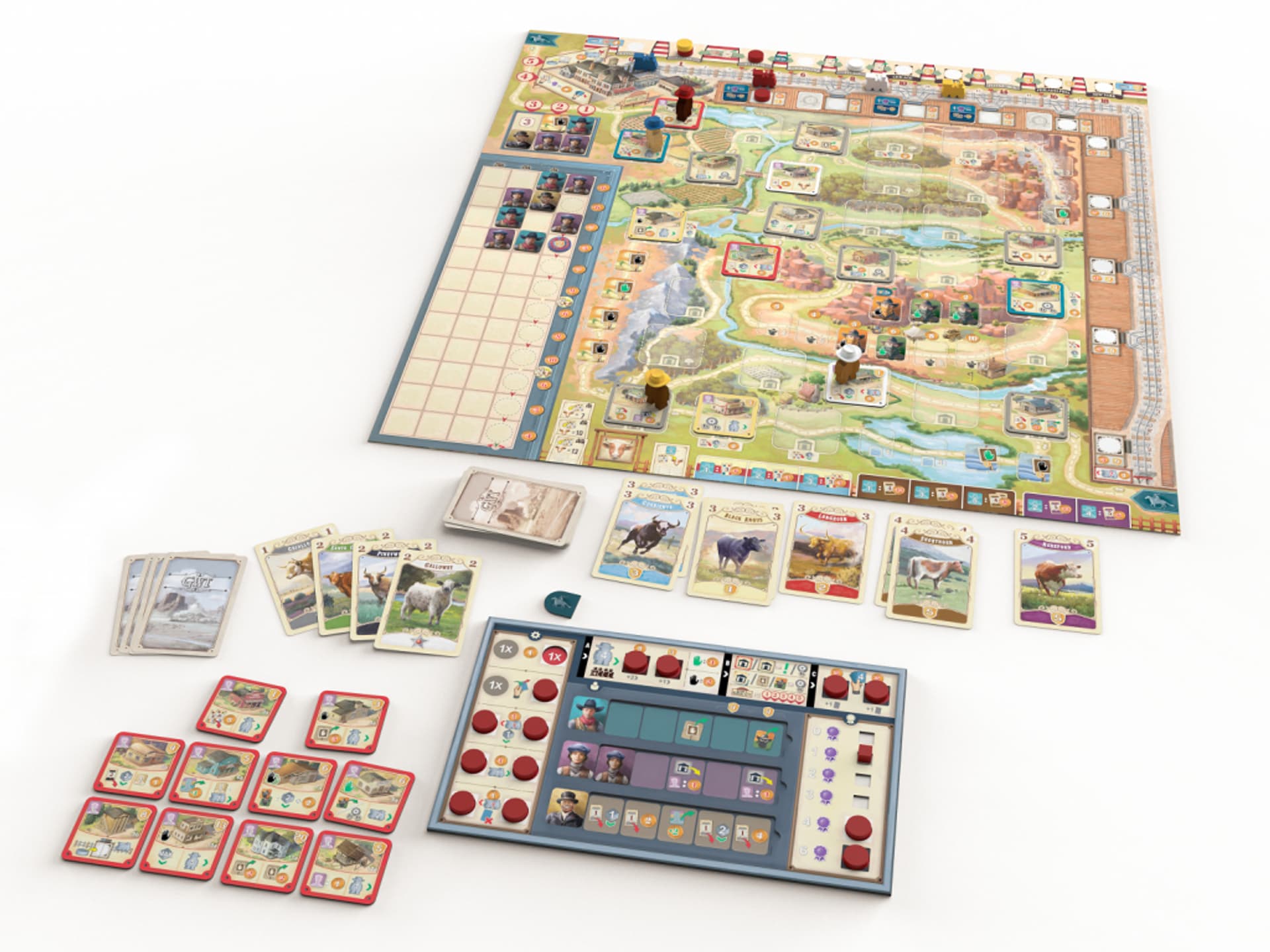 

GRA PLANSZOWA GREAT WESTERN TRAIL (2 edycja) LACERTA, 2 edycja) lacert