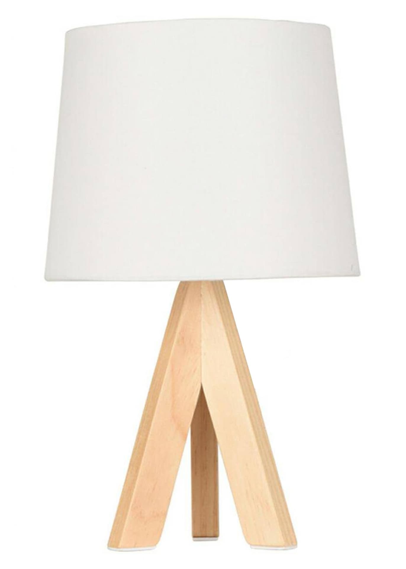 

Lampka stojąca trójnóg biała 29 cm