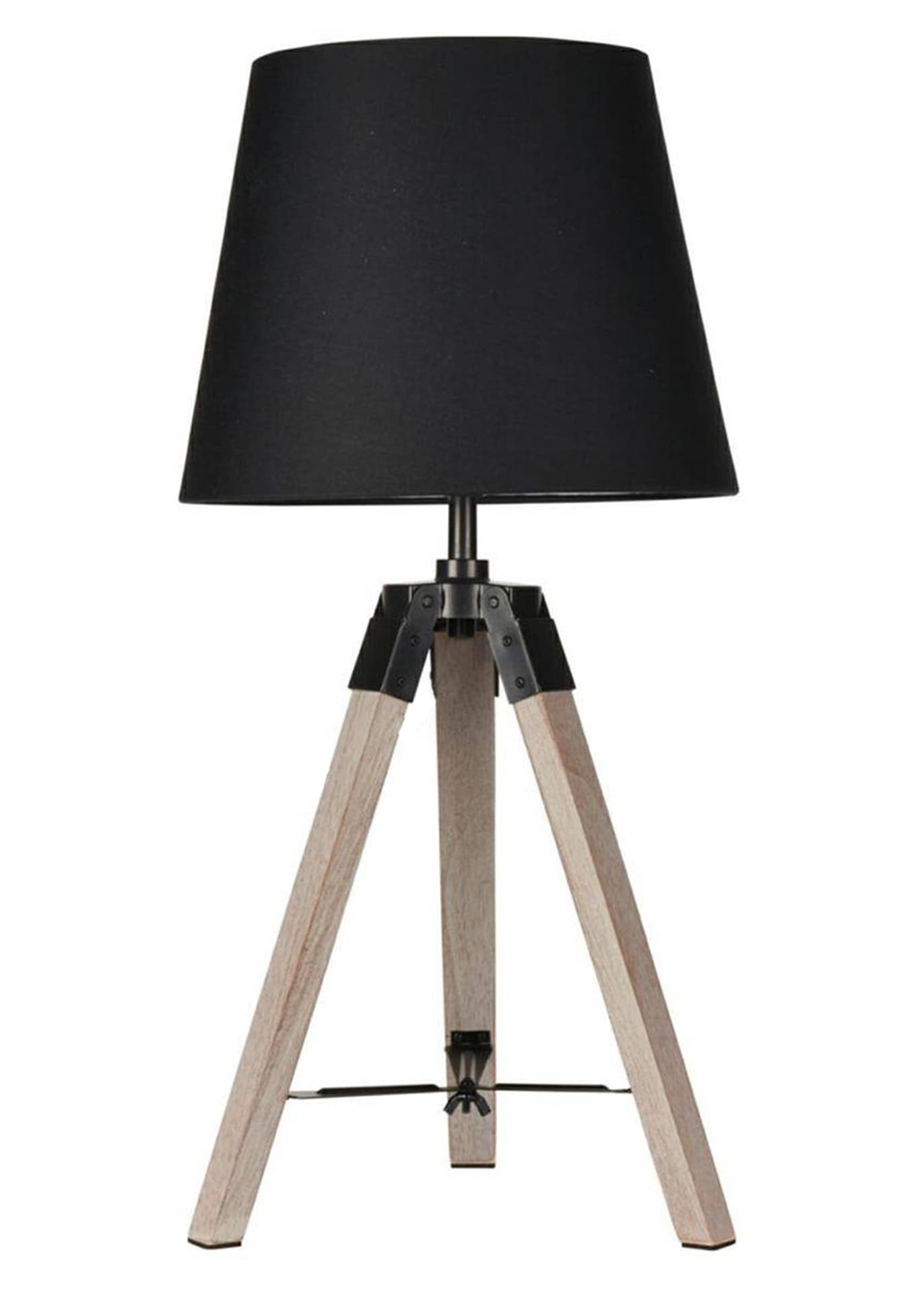

Lampka stojąca trójnóg czarna 52 cm
