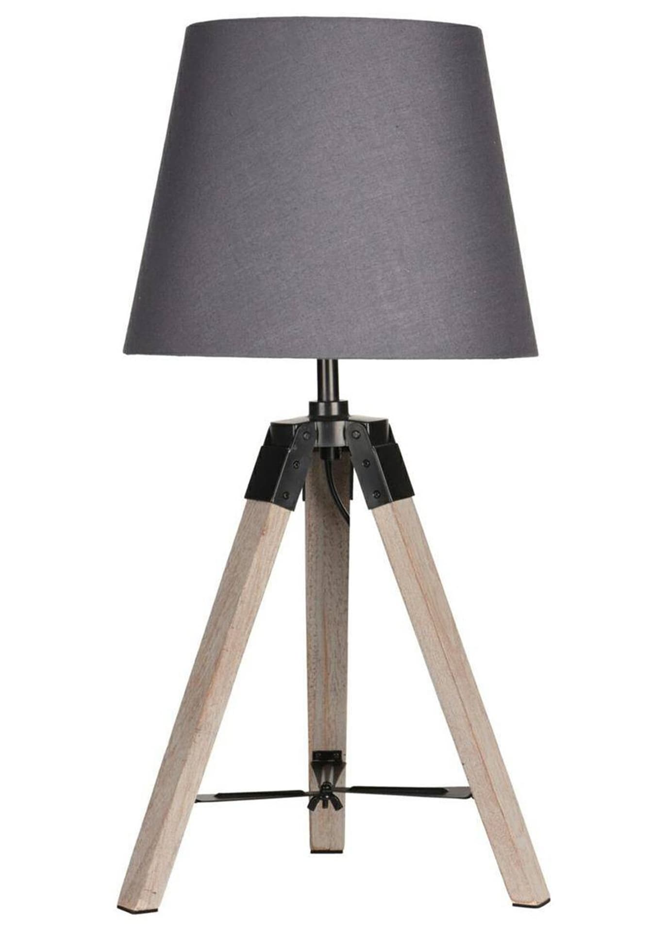 

Lampka stojąca trójnóg szara 52 cm