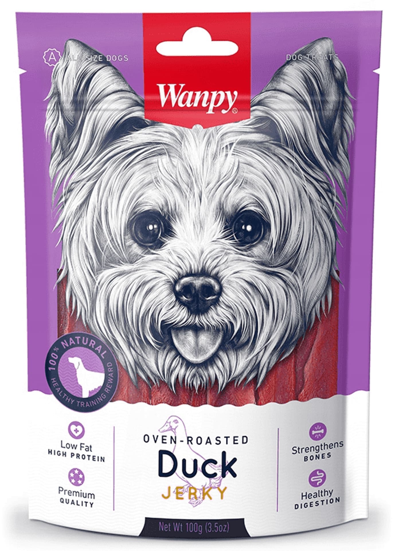 

WANPY DUCK JERKY 100g