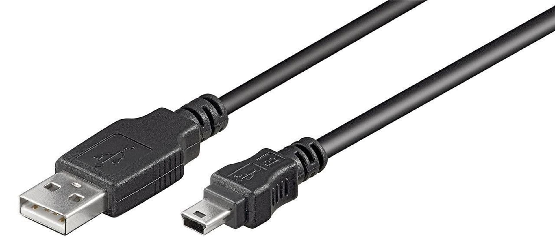 

Goobay USB 2.0 Hi-Speed cable 50768 3 m, Black, USB 2.0 mini male (type B, 5-pin), USB 2.0 male (type A)