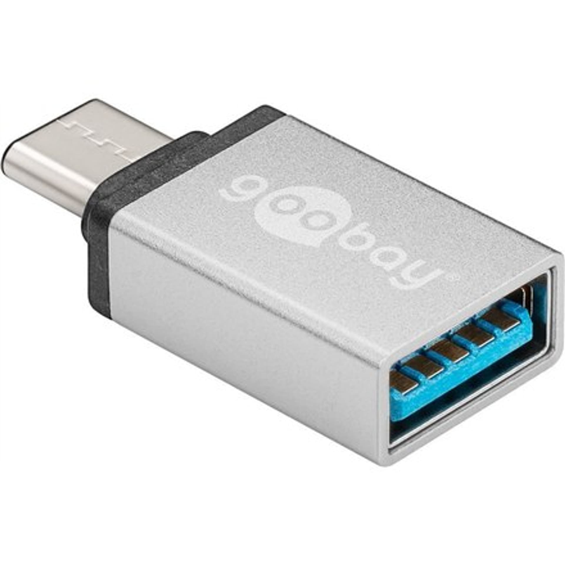 

Goobay USB-C to USB A 3.0 adapter 56620 USB Type-C, USB 3.0 female (Type A), Silver, Type a)/silve