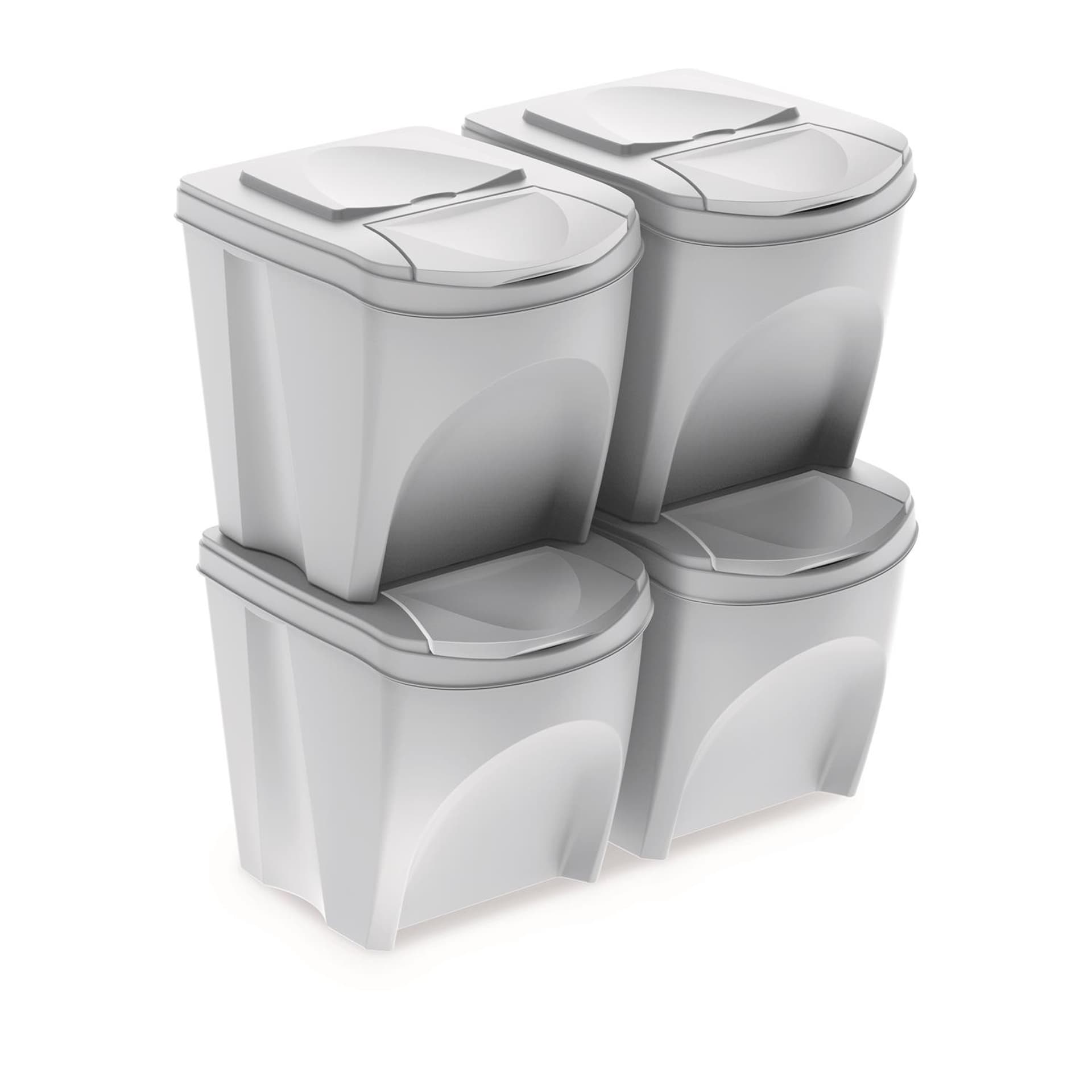 

Zestaw koszy do segregacji Sortibox 4x25L biały