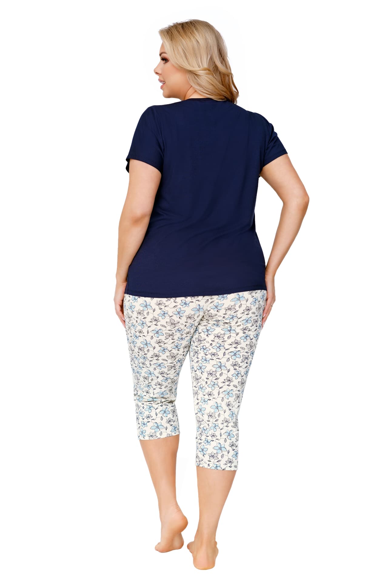 

Piżama Aria Plus Dark Blue Granatowy (Rozmiar 50)