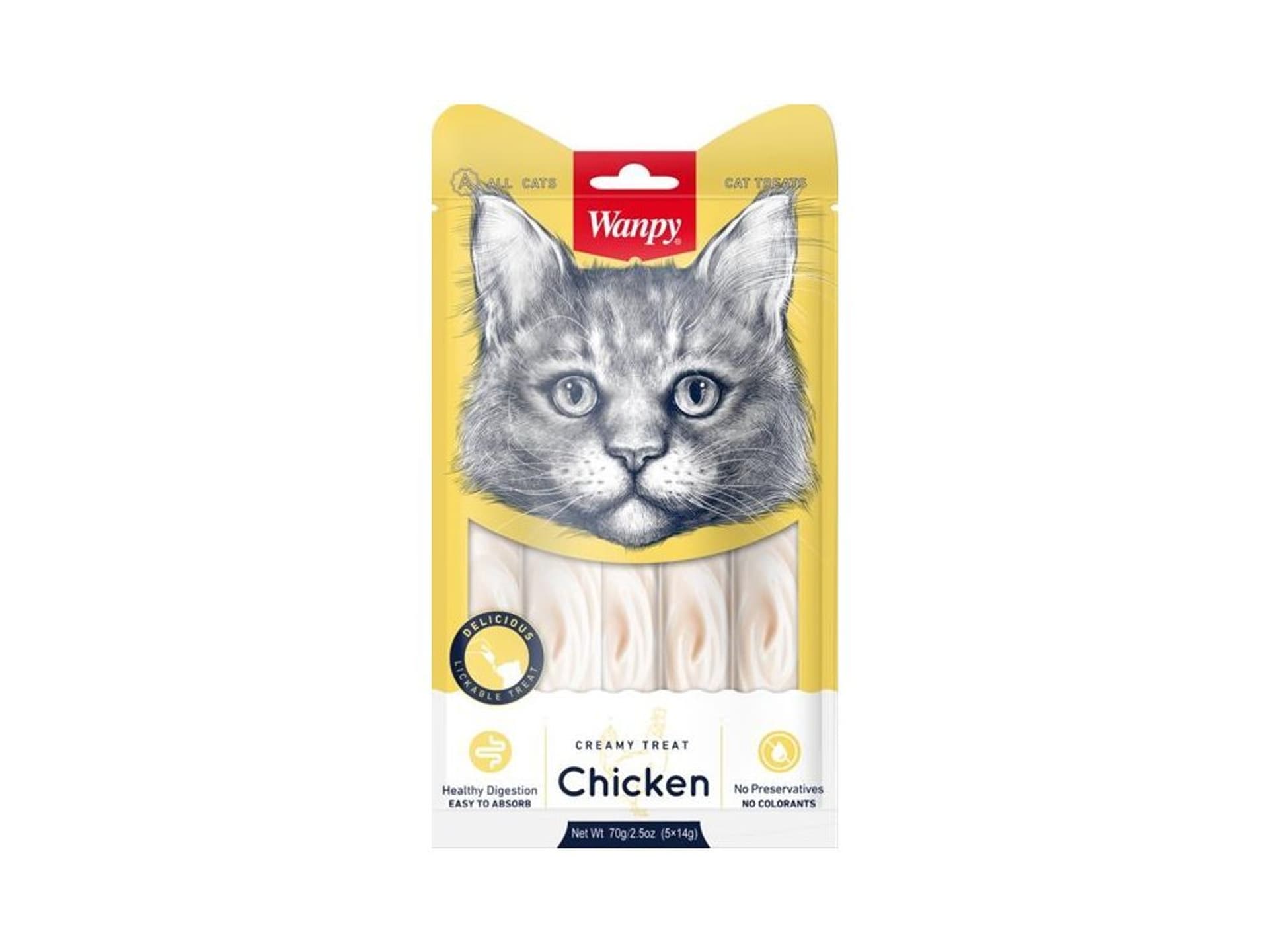 

WANPY CREAMY TREAT CHICKEN 5x14g