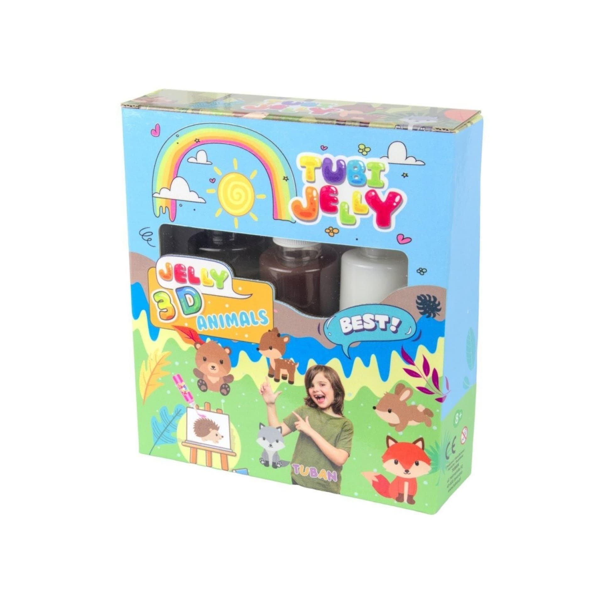 

Zestaw Tubi Jelly 3 kolory - Zwierzątka