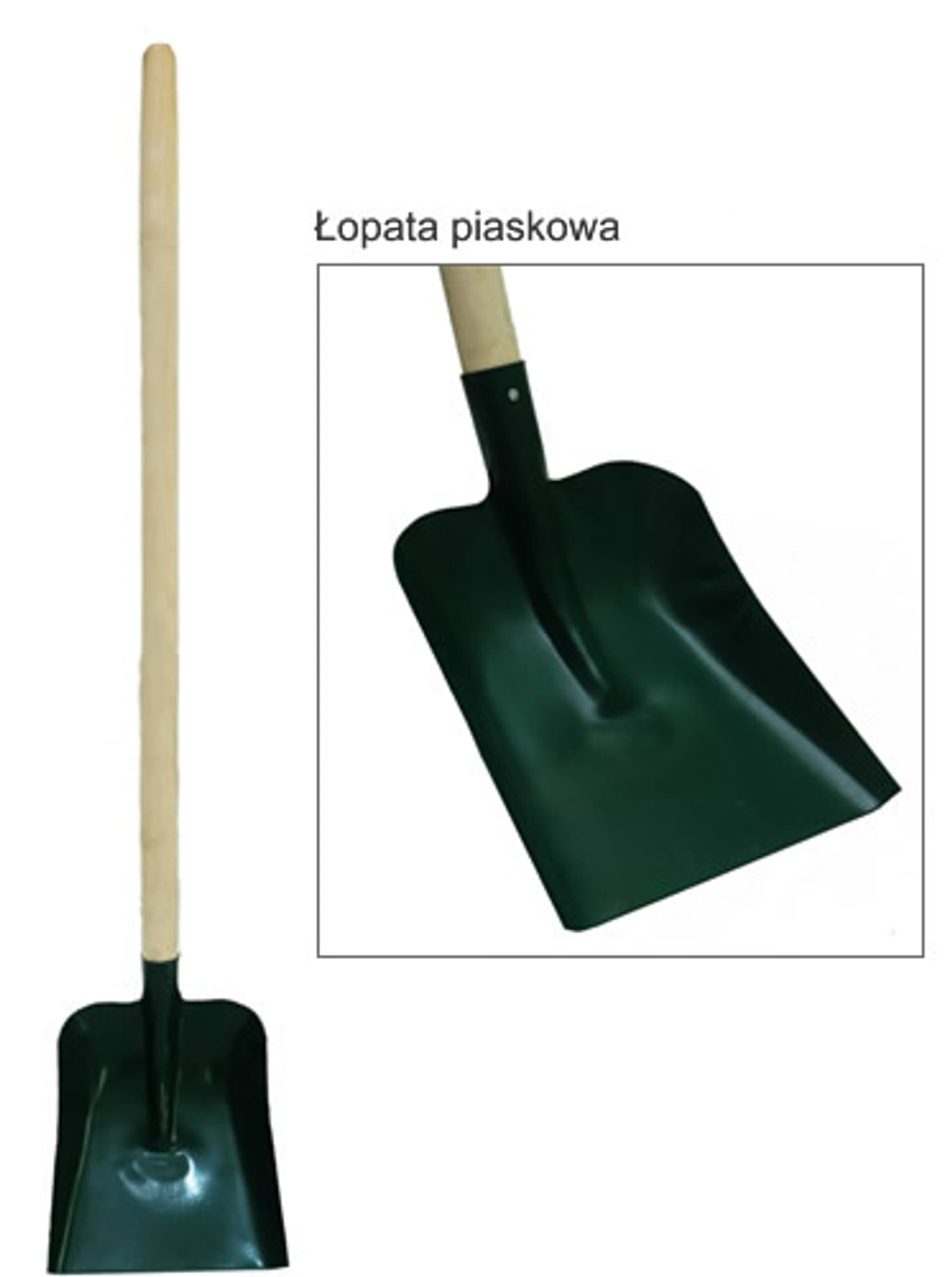 

ŁOPATA PIASKOWA OPRAWNA PROSTA