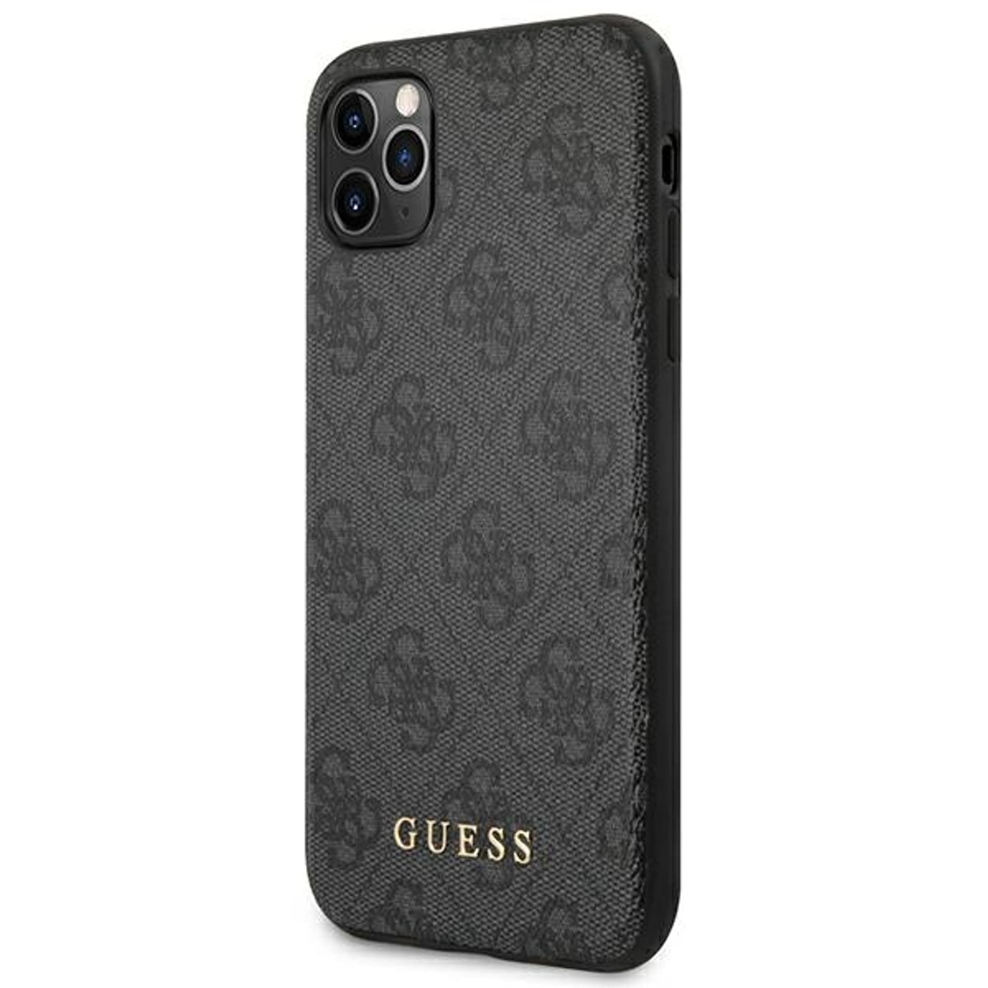 

Guess GUHCN58G4GFGR iPhone 11 Pro 5,8" szary/grey hard case 4G Metal Gold Logo