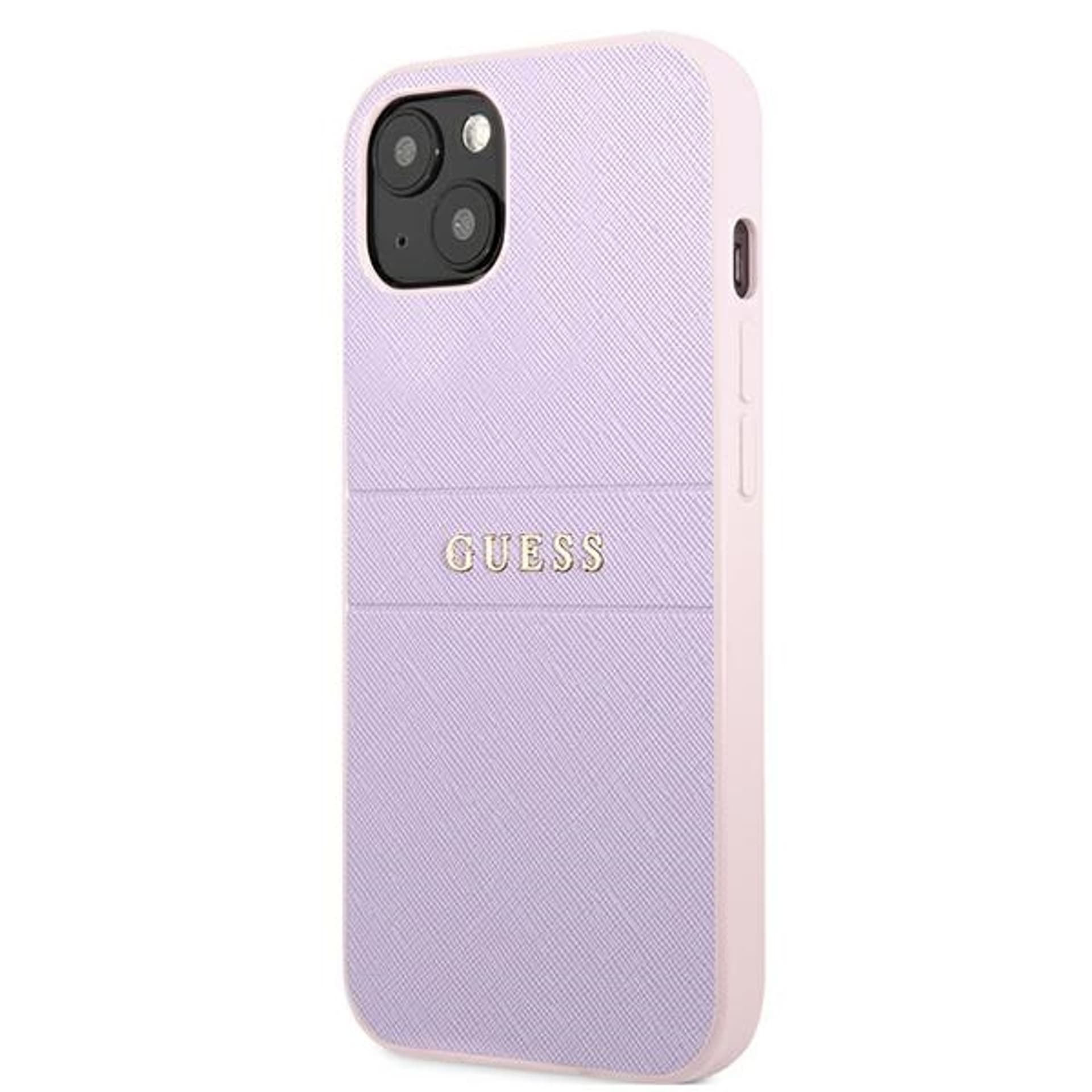 

Guess GUHCP13MPSASBPU iPhone 13 6,1" fioletowy/purple Saffiano Hot Stamp & Metal Logo