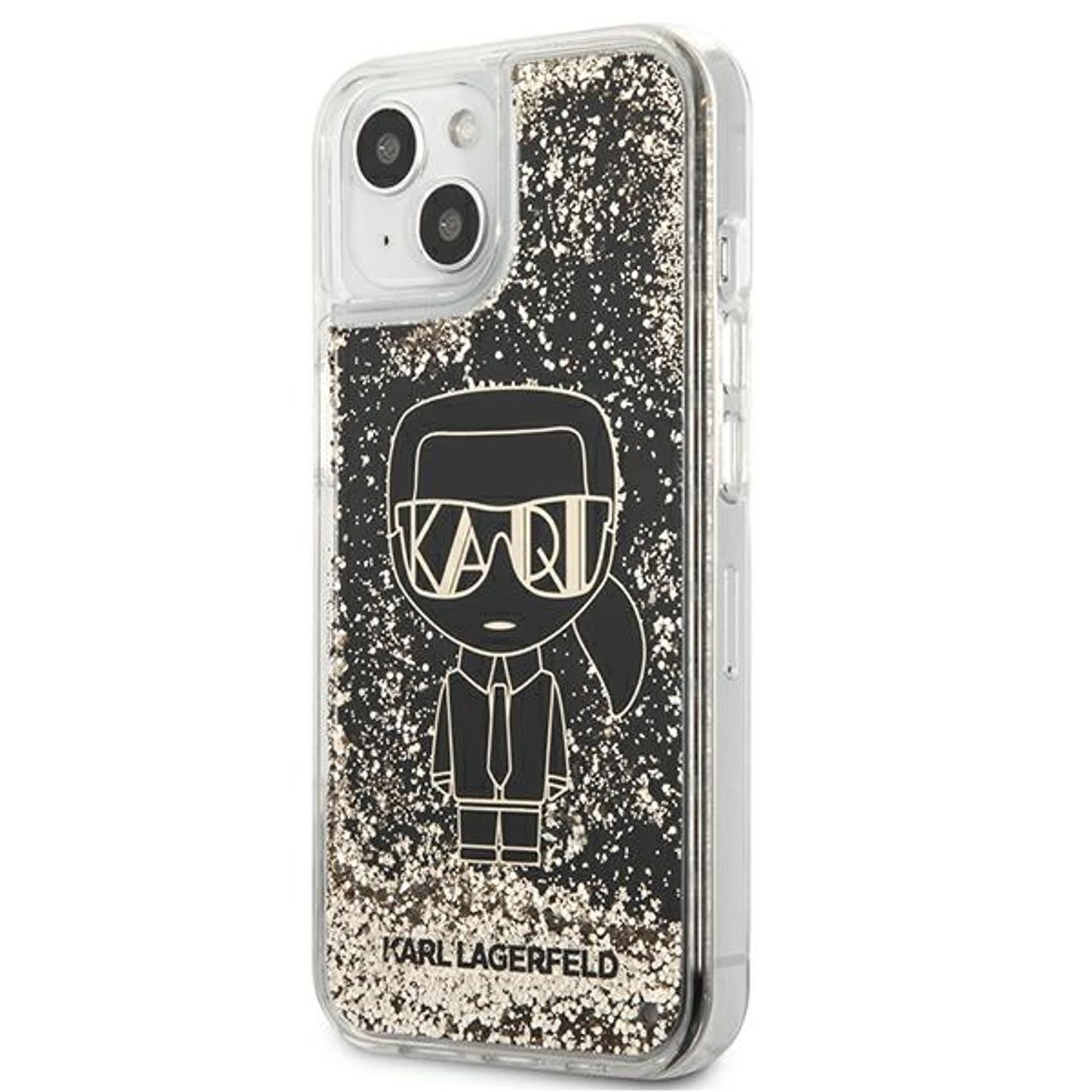 

Karl Lagerfeld KLHCP13SLGGKBK iPhone 13 mini 5,4" czarny/black hardcase Liquid Glitter Gatsby