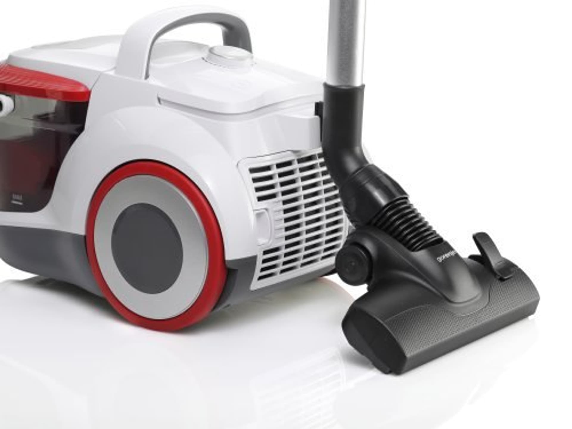 

Gorenje Vacuum cleaner VCEB01GAWWF With water filtration system, Wet suction, Power 800 W, Dust capacity 3 L, White/Red
