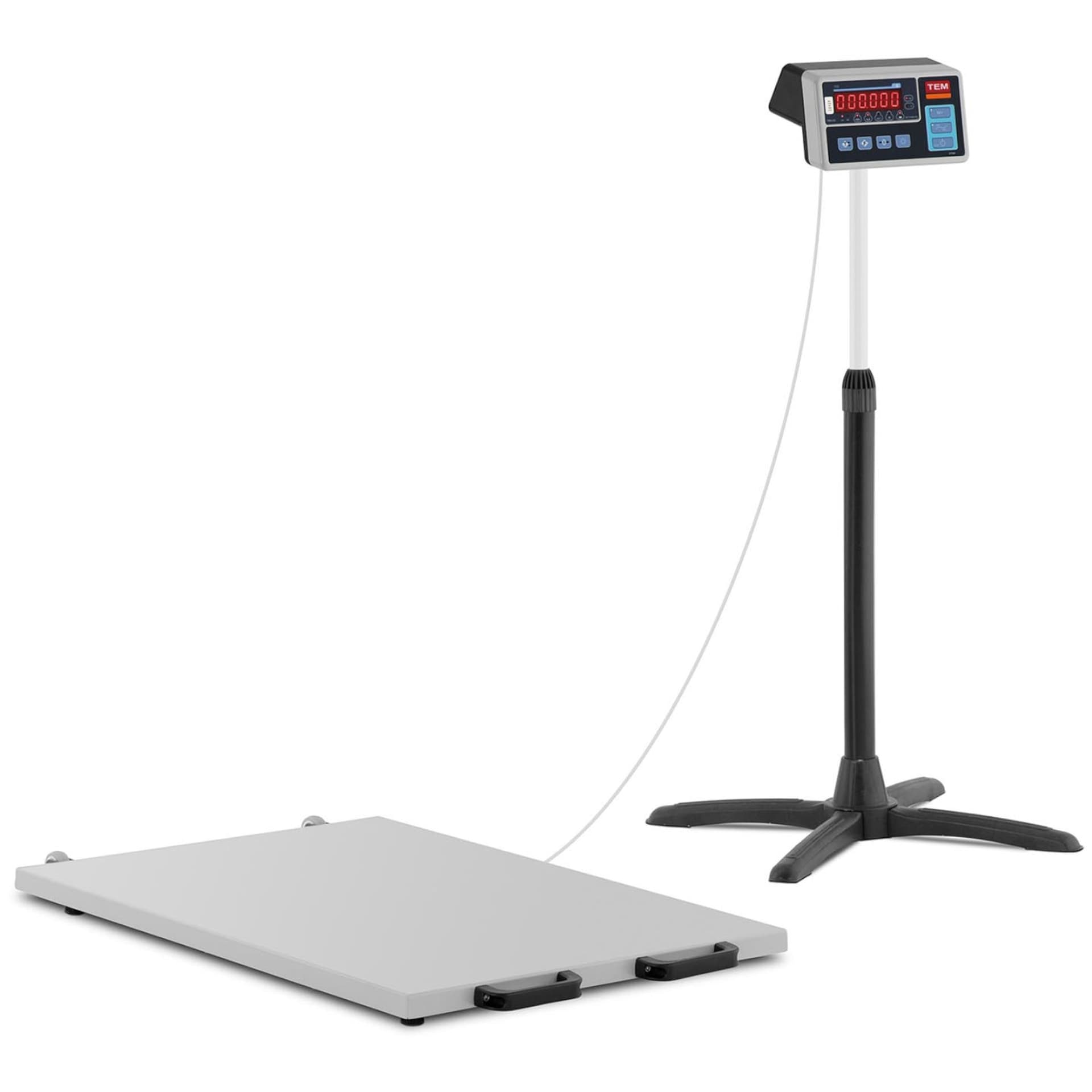 

Waga platformowa weterynaryjna skalibrowana 150/0.05 kg 650x950 mm LED