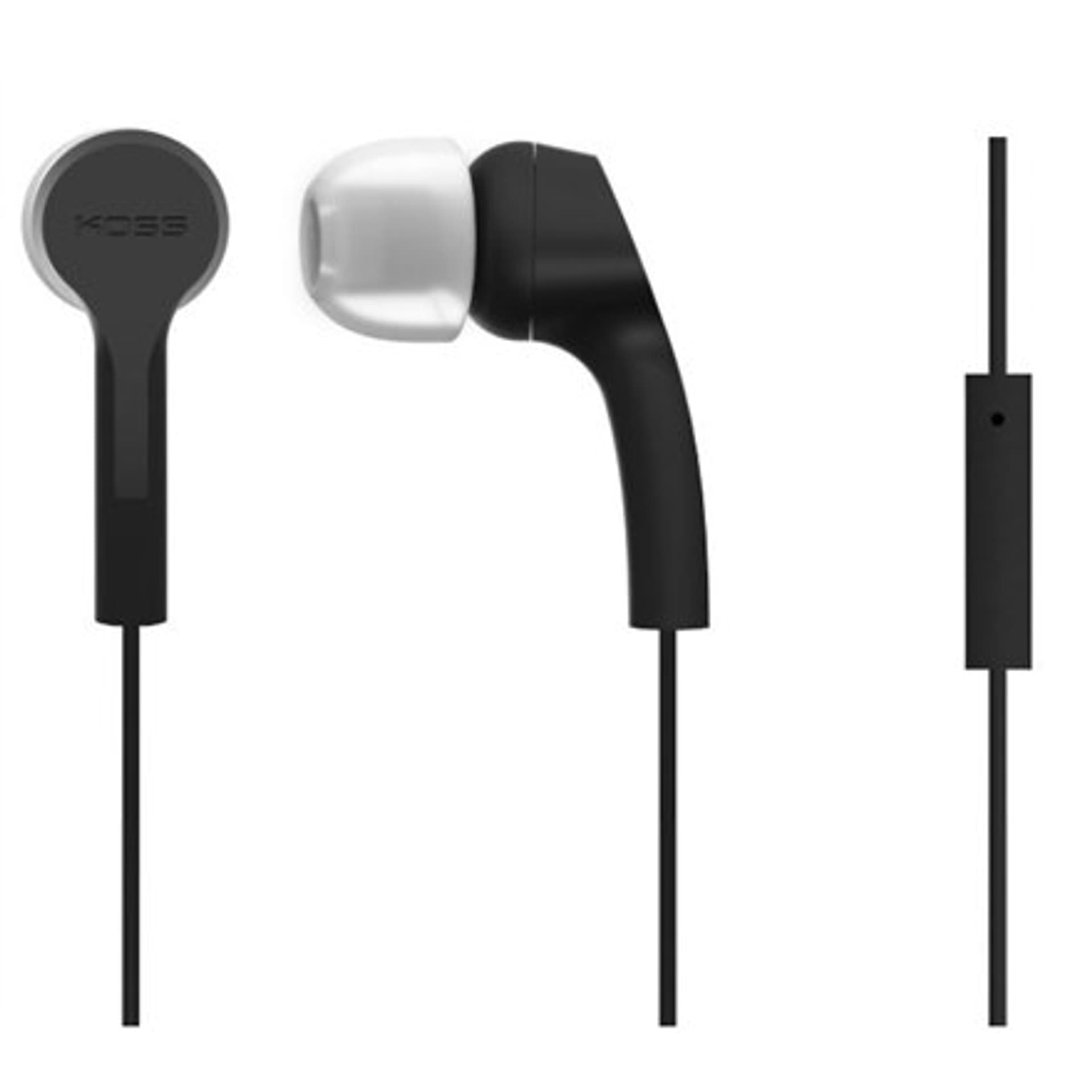 

Koss Słuchawki KEB9iK przewodowe, douszne, mikrofon, 3,5 mm, czarne