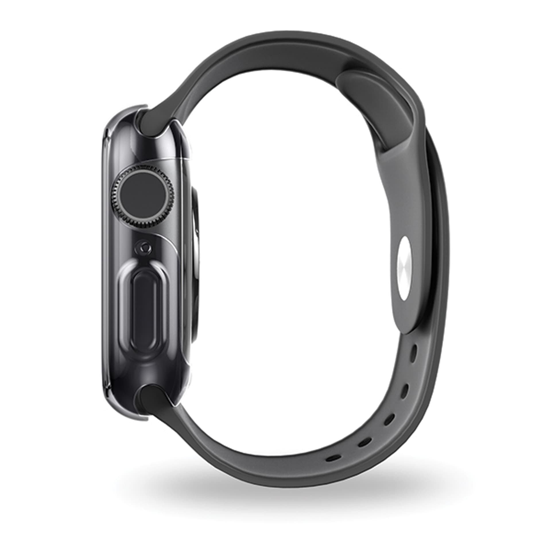 

UNIQ etui Garde Apple Watch Series 4/5/6/SE 44mm. szary/smoked grey