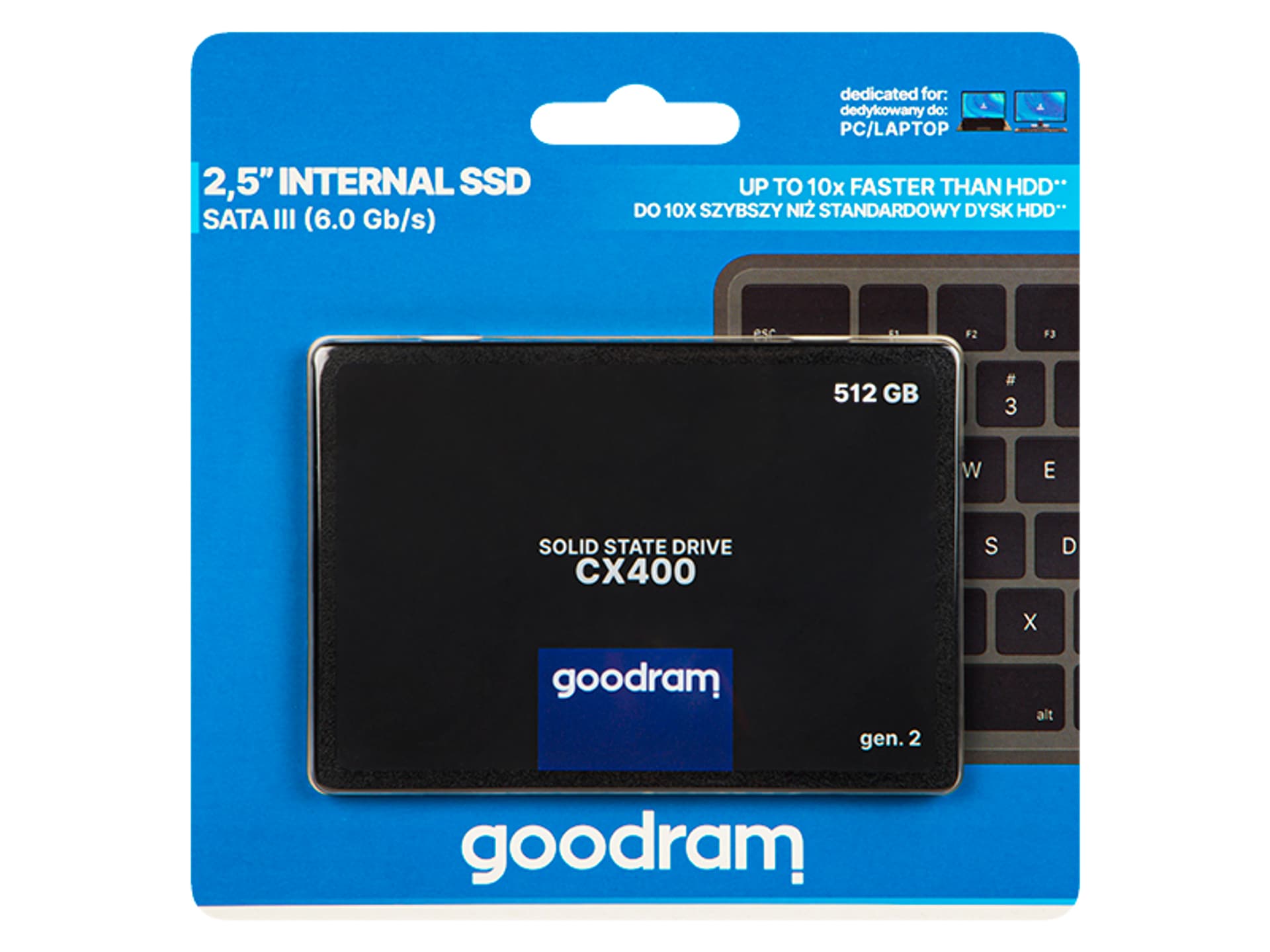 

Dysk SSD CX400 512GB GOODRAM (1PH)