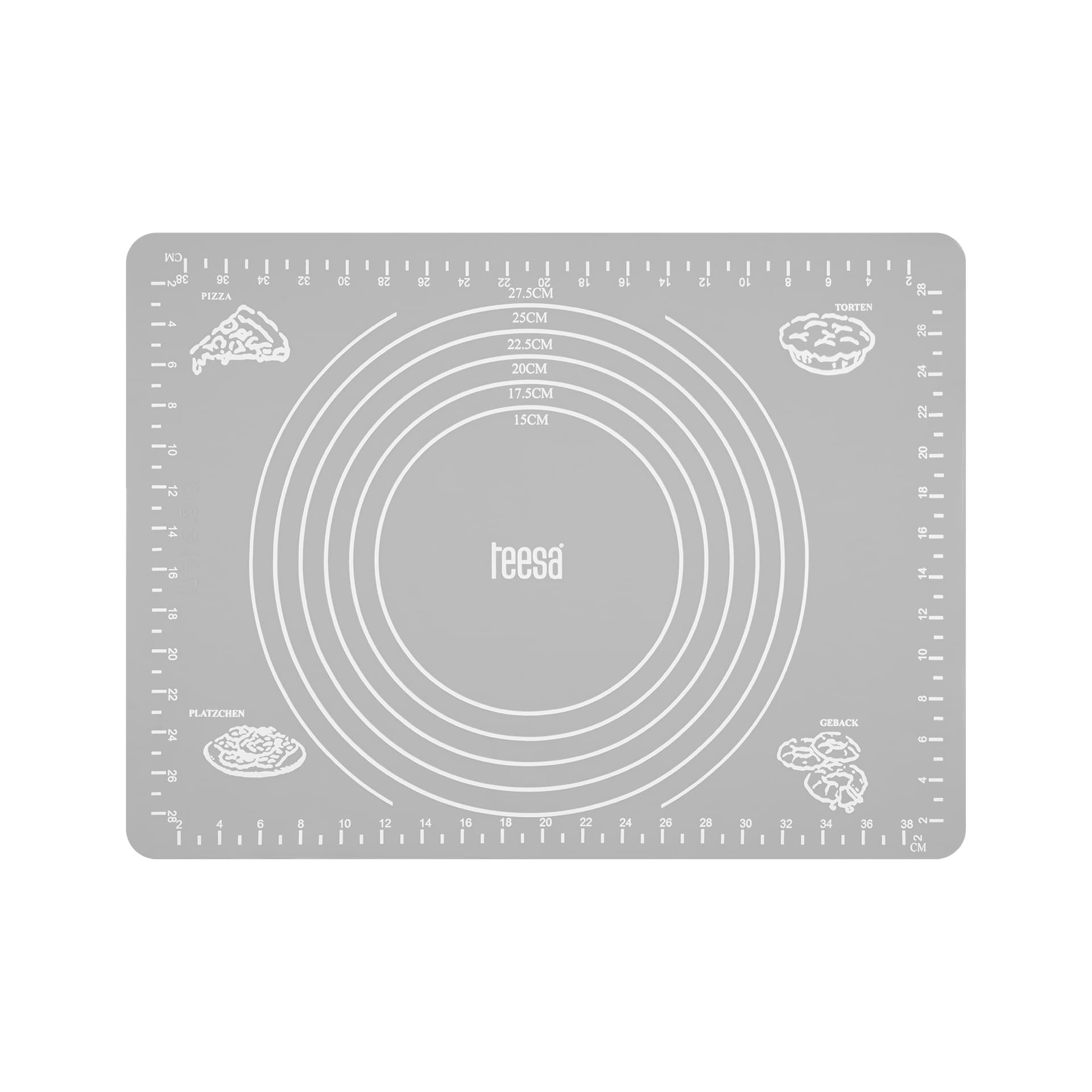 

Silikonowa stolnica 40x30 cm szara