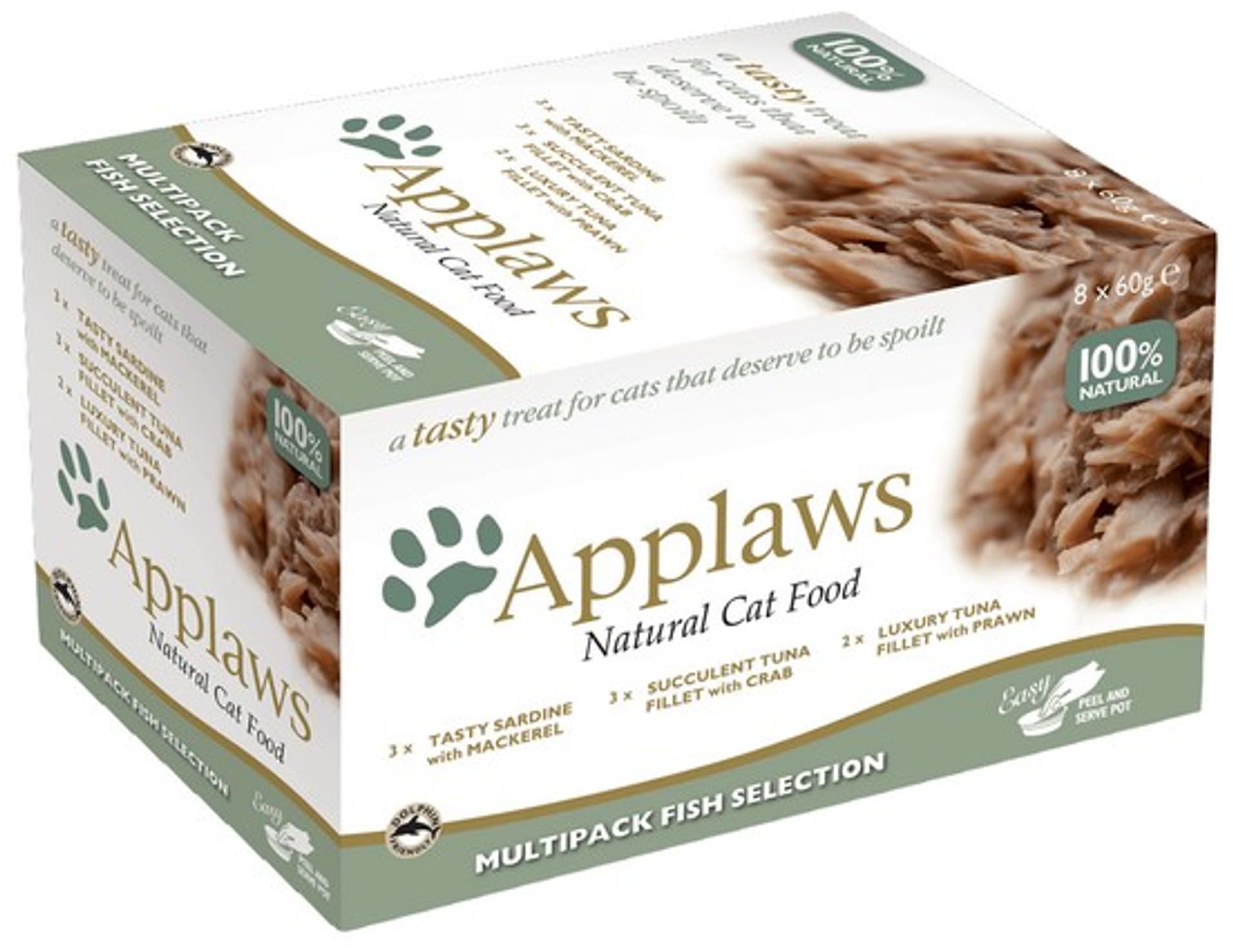 

Applaws miseczki dla kota Fish Selection Multi Pack 8x60g