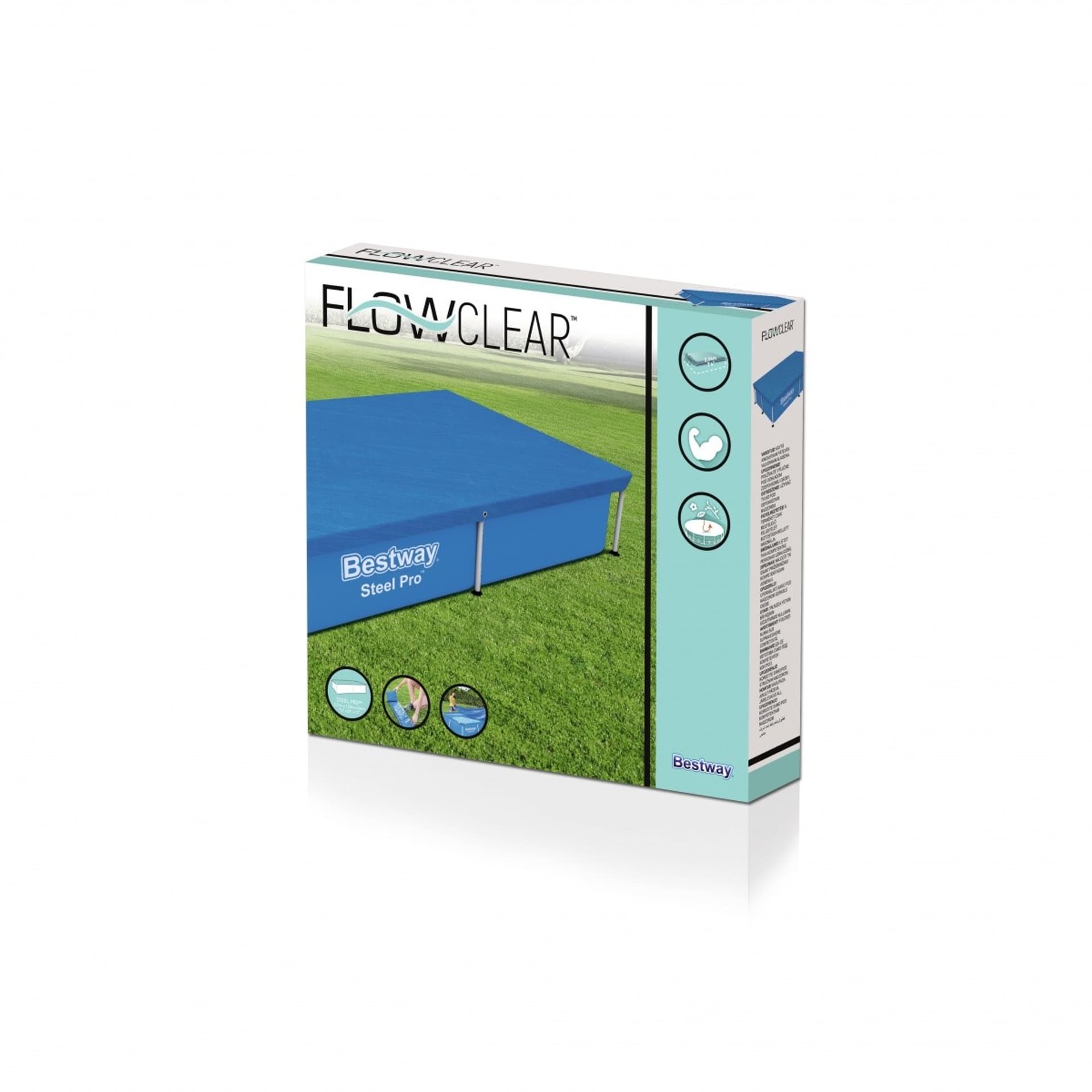 

Bestway 58103 POKRYWA DO BASENU PROSTOKĄTNEGO 2.21m x 1.50m