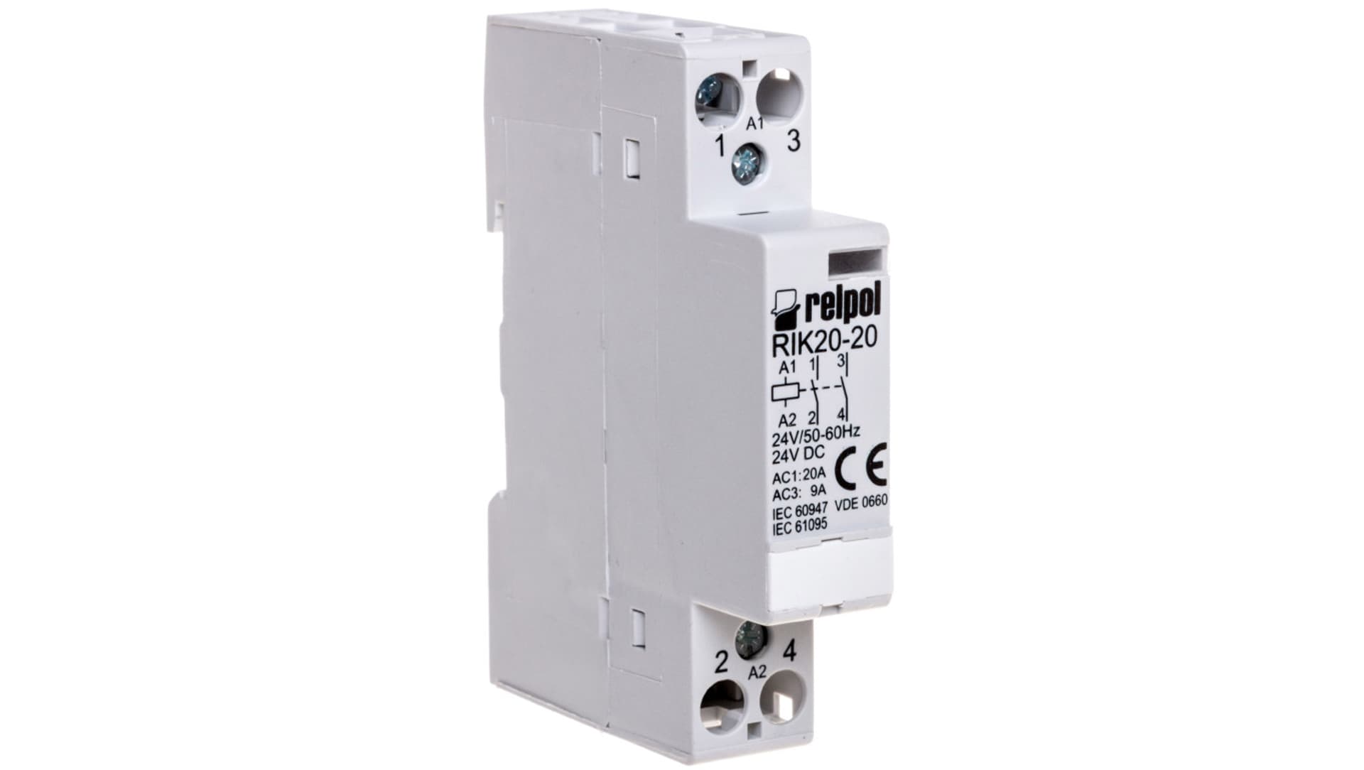 

Stycznik modułowy 20A 2Z 0R 24V AC RIK20-20-24 2608178