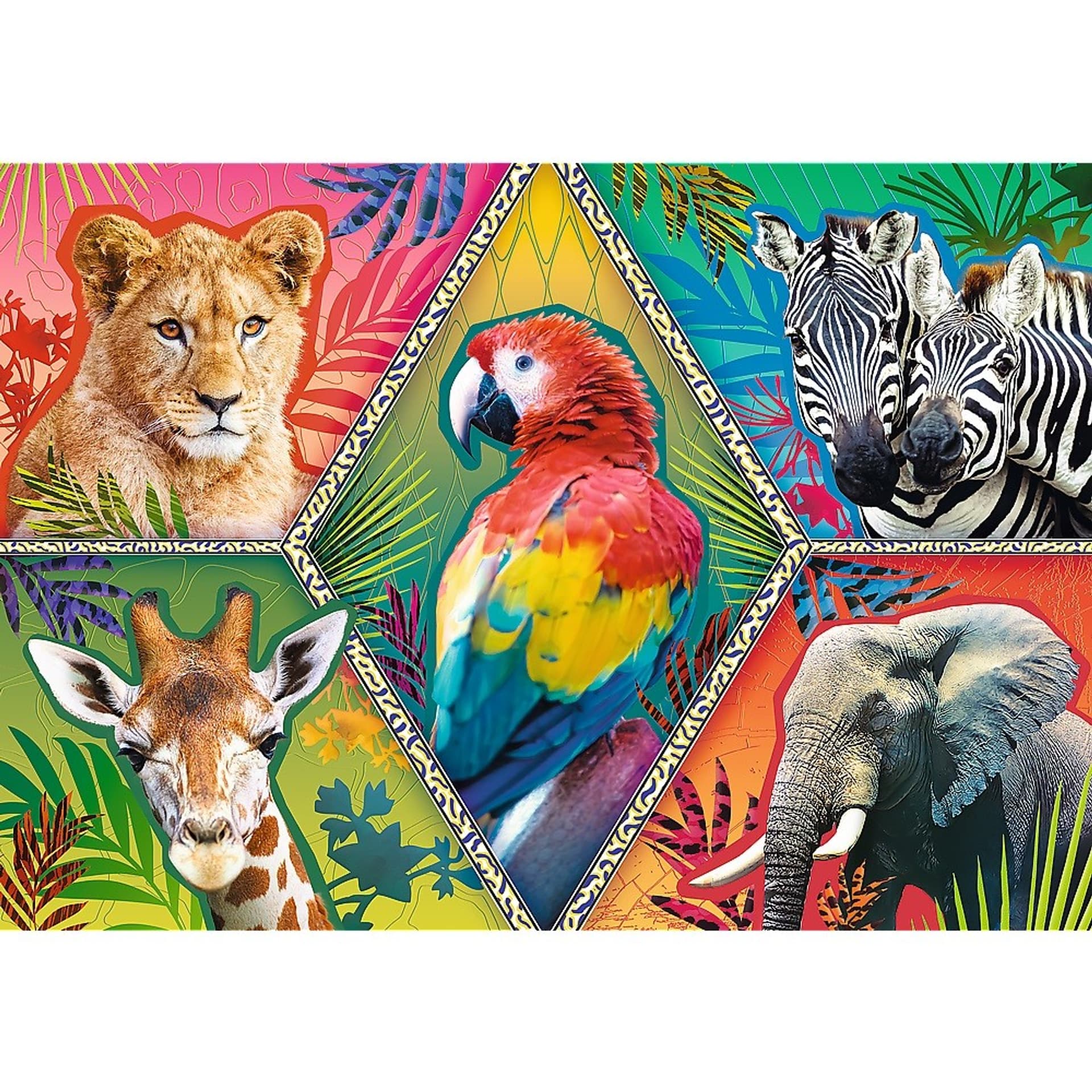 

Puzzle 1000 elementów Egzotyczne zwierzęta Animal Planet