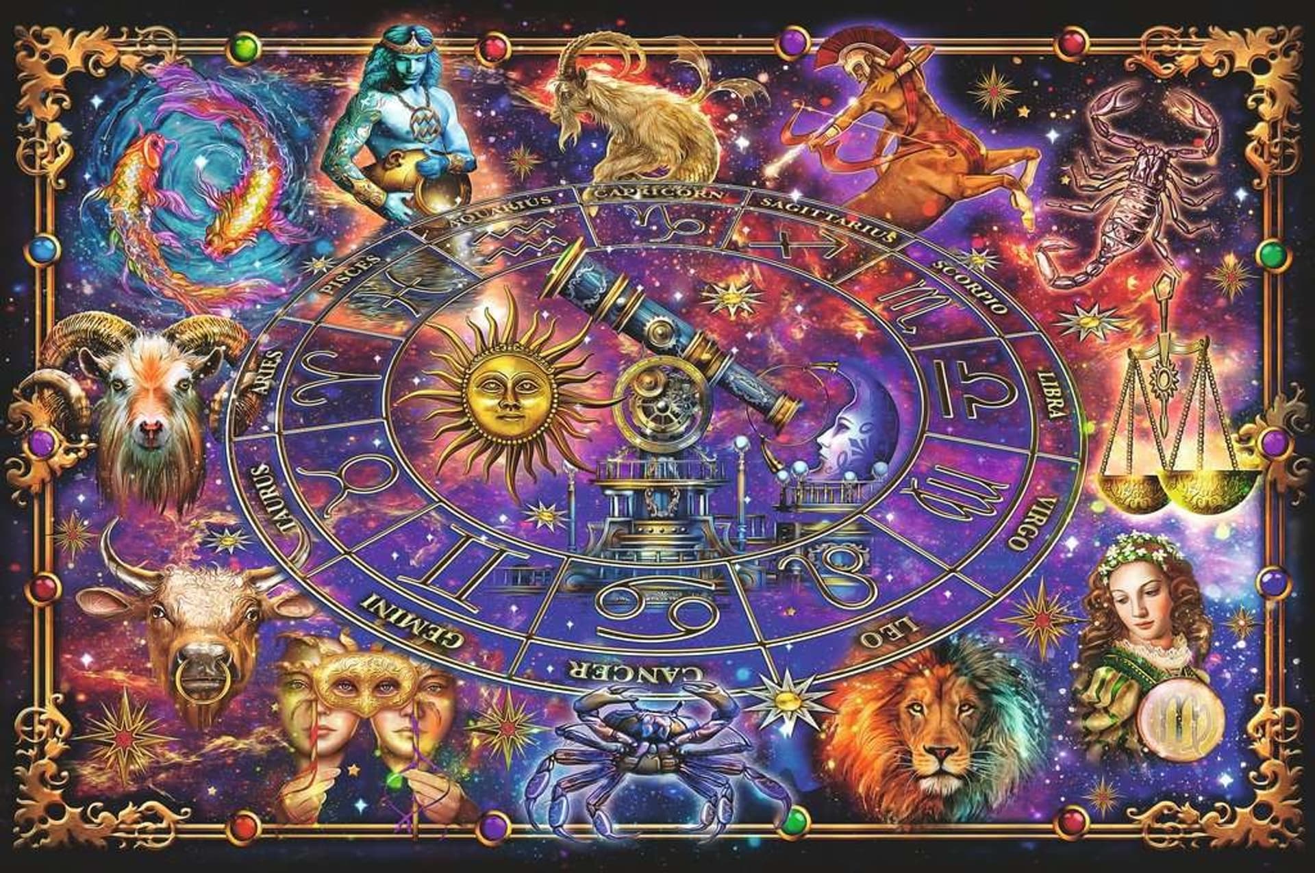 

Puzzle 3000 elementów Znaki zodiaku