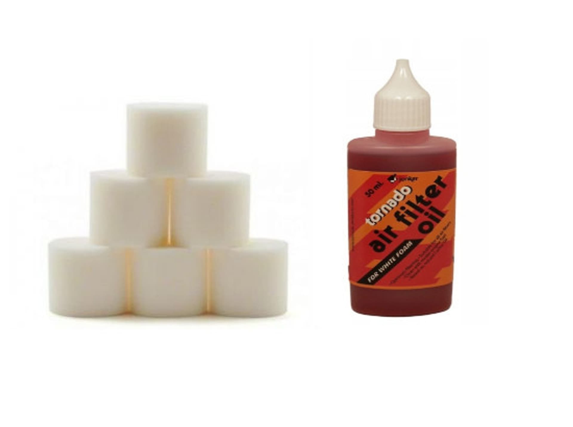

Zestaw gąbek do filtra powietrza + olej do filtra powietrza 50ml