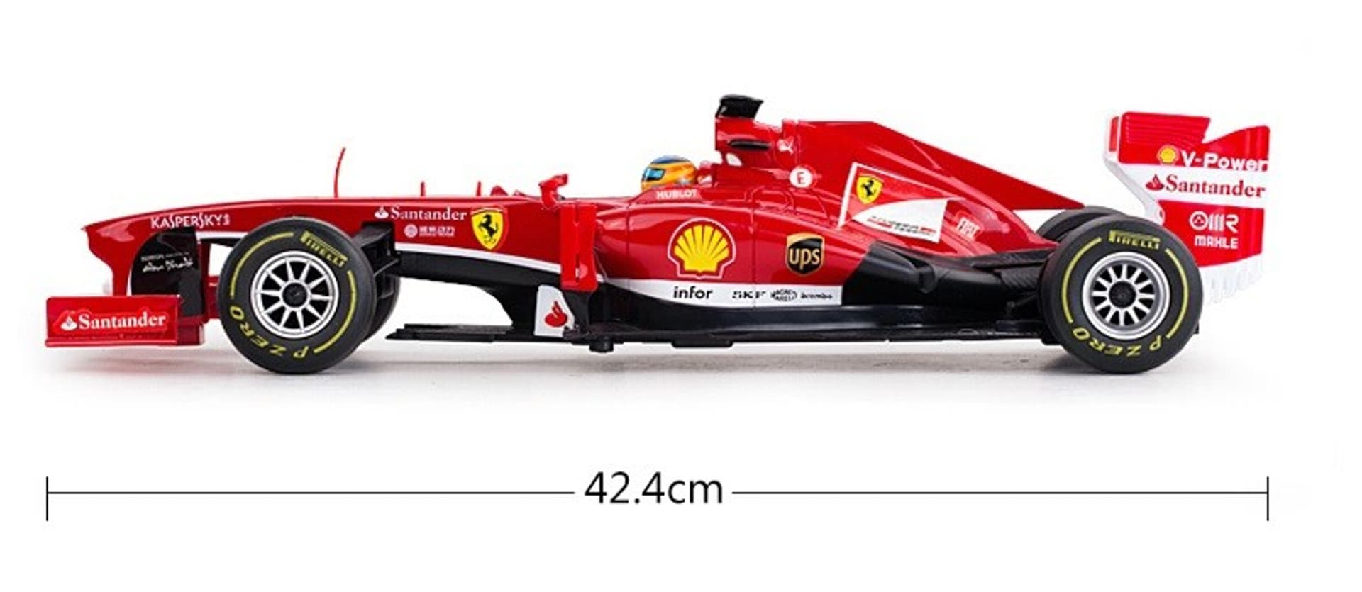 

FERRARI F1 1:12 RTR (zasilanie baterie) - Czerwony, Zasilanie baterie) - czerwon