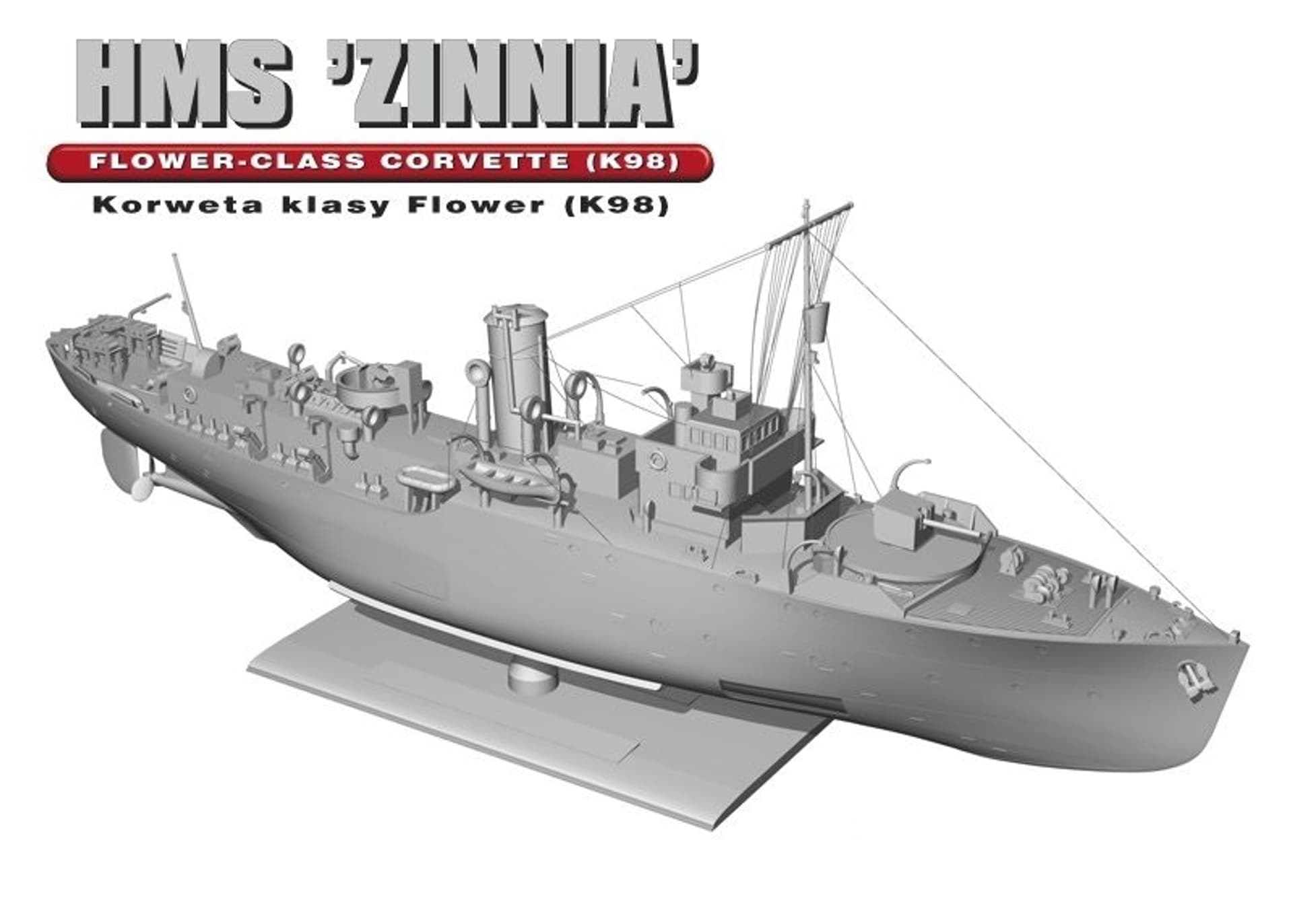 

Model do Sklejania Statek HMS "ZINNIA"