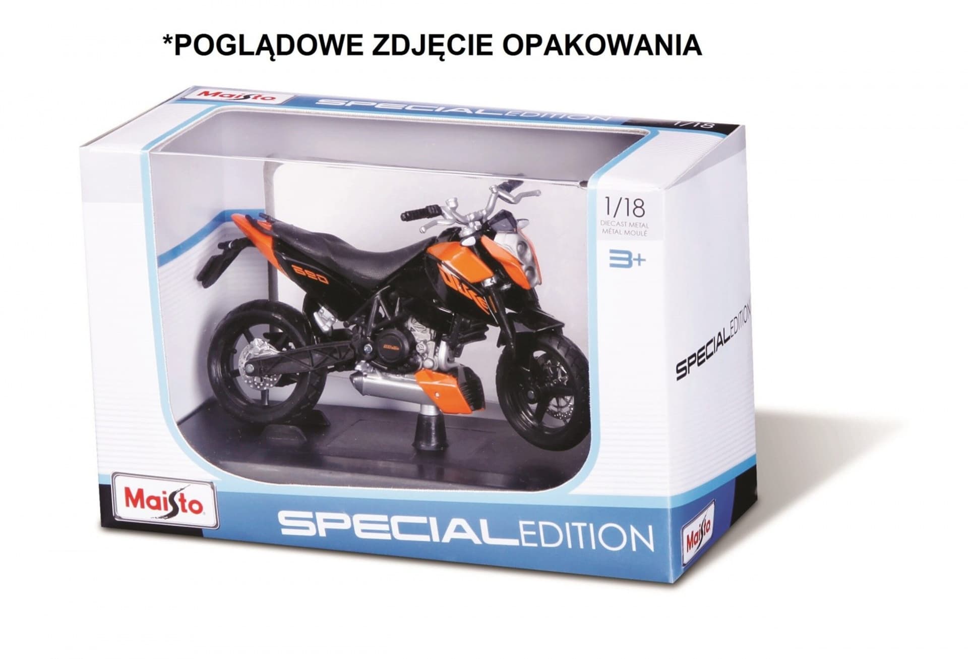 

Model Motocykl Suzuki GSX-R600 z podstawką 1/18