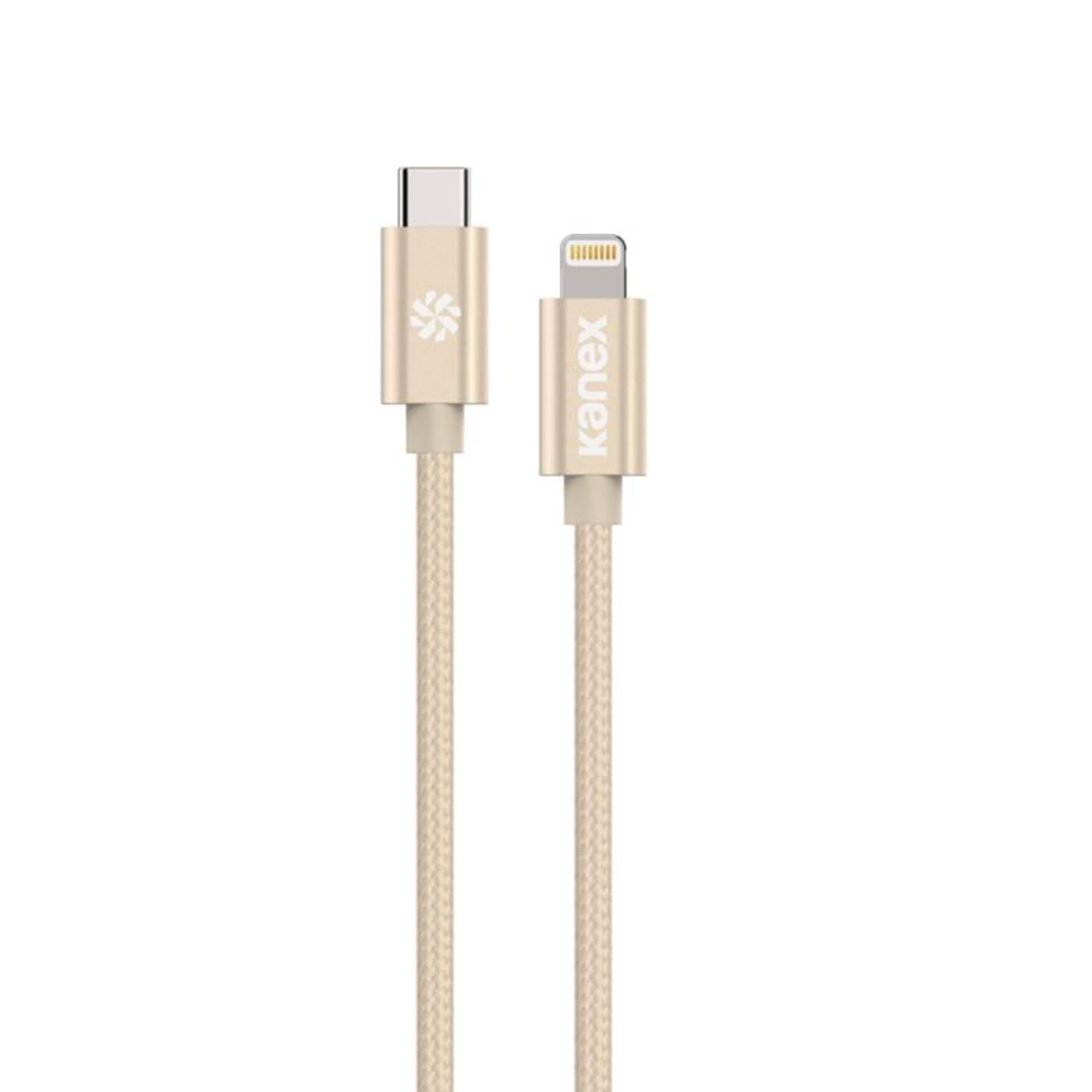 

Kanex DuraBraid - Kabel połączeniowy USB-C (Power Delivery) na Lightning certyfikat MFi 1,2 m (Gold)