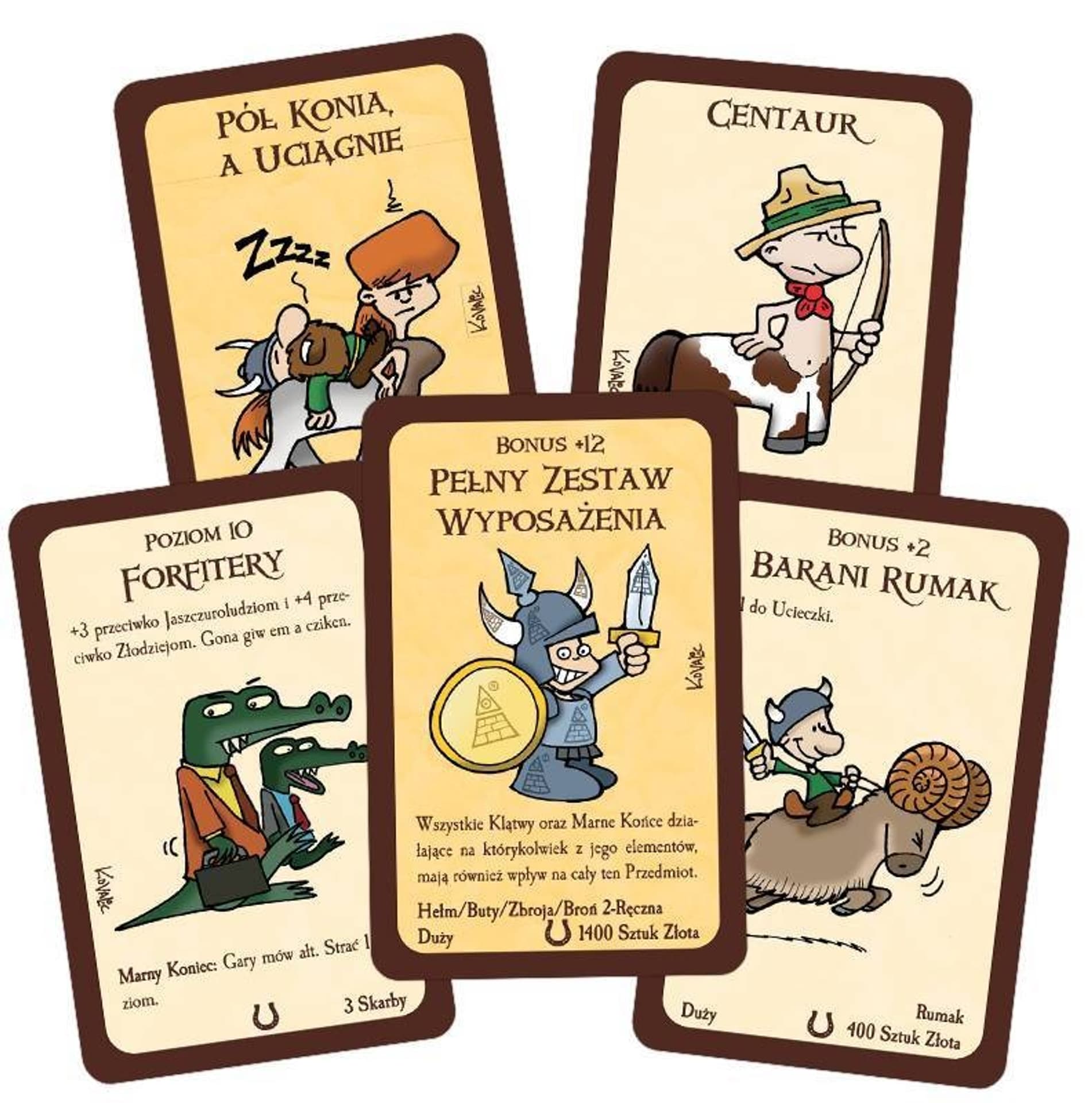 

Gra Munchkin 8 Pół konia, a uciągnie Dodatek