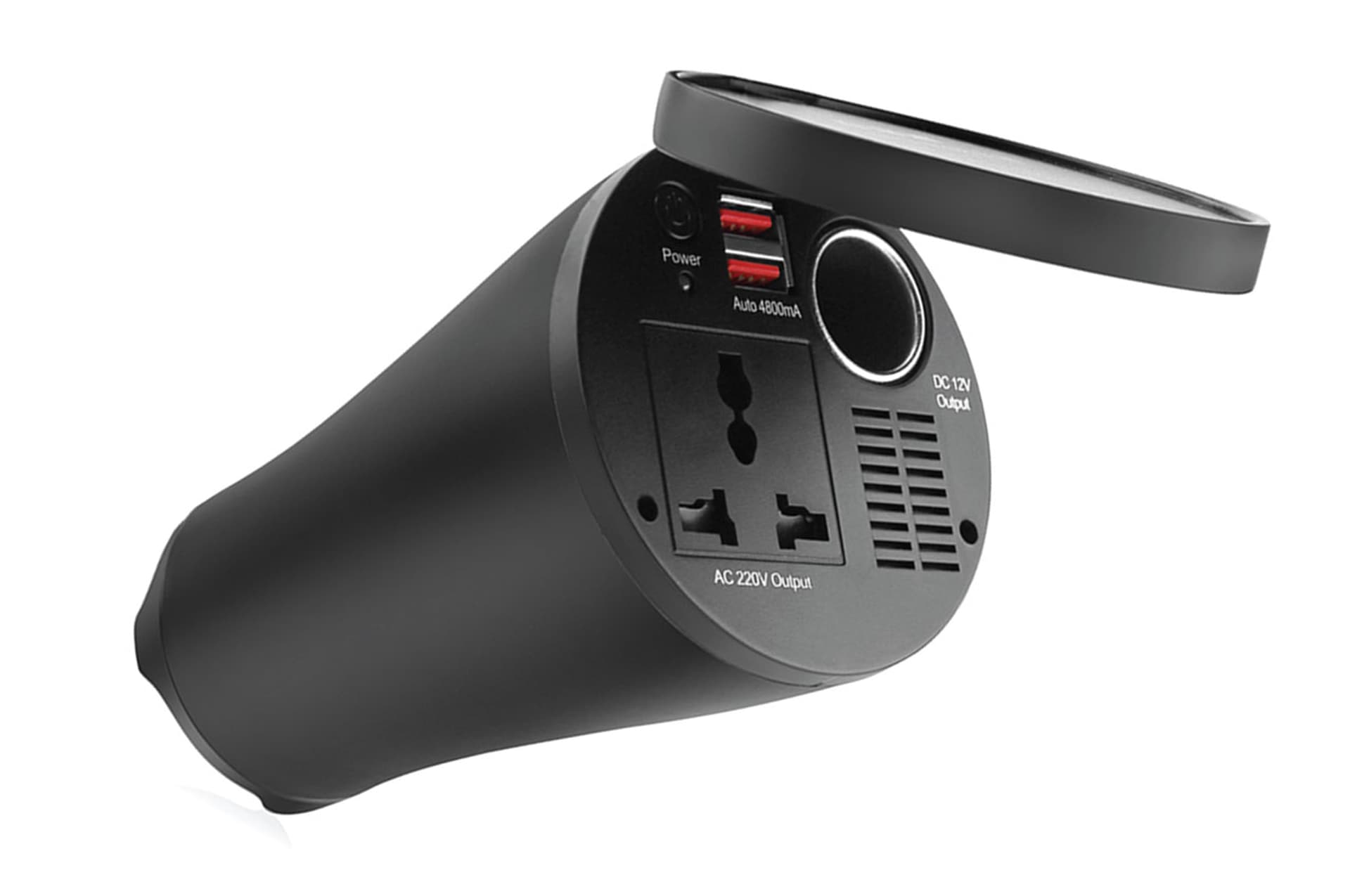 

Przetwornica napięcia w kształcie kubka 12v/230v 150w/300w 2xusb pi02