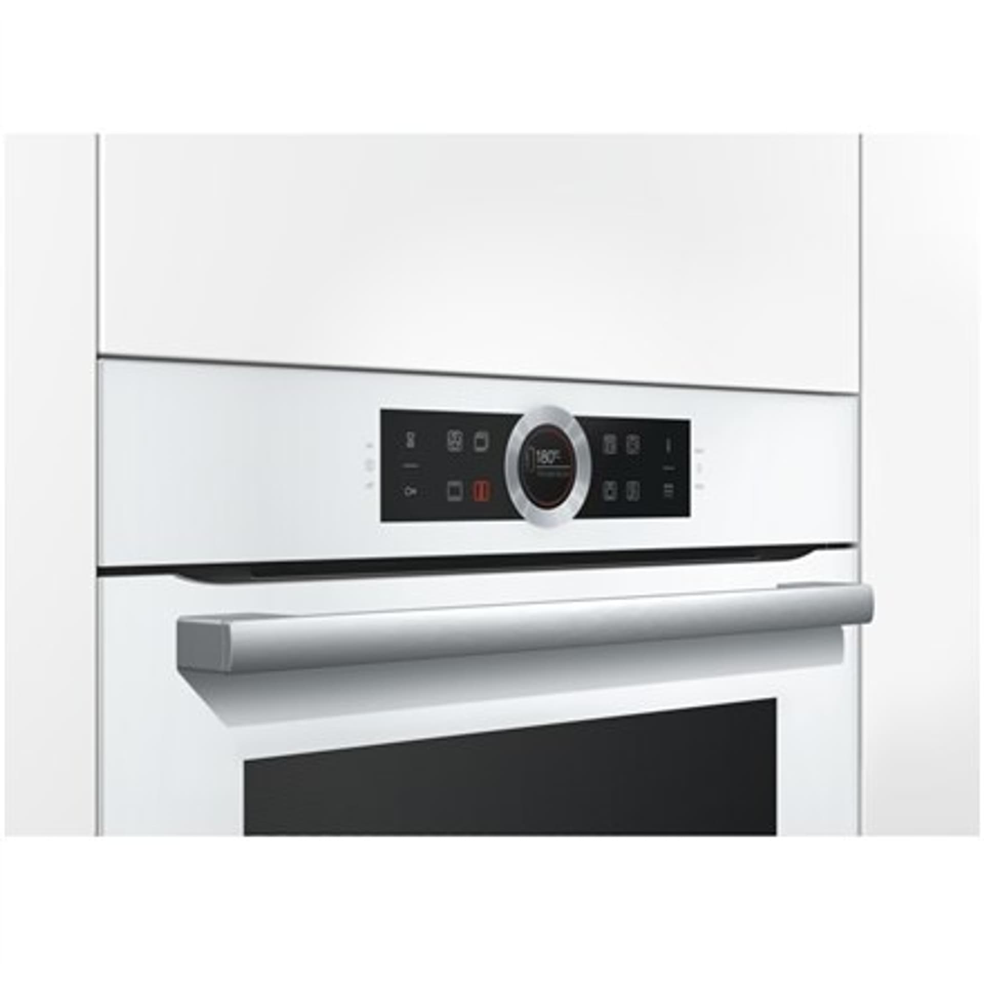 

Bosch Oven HBG672BW1S 71 L, Built in, Pyrolysis, Rotary and electronic, Height 60 cm, Width 60 cm, White, Made in Germany