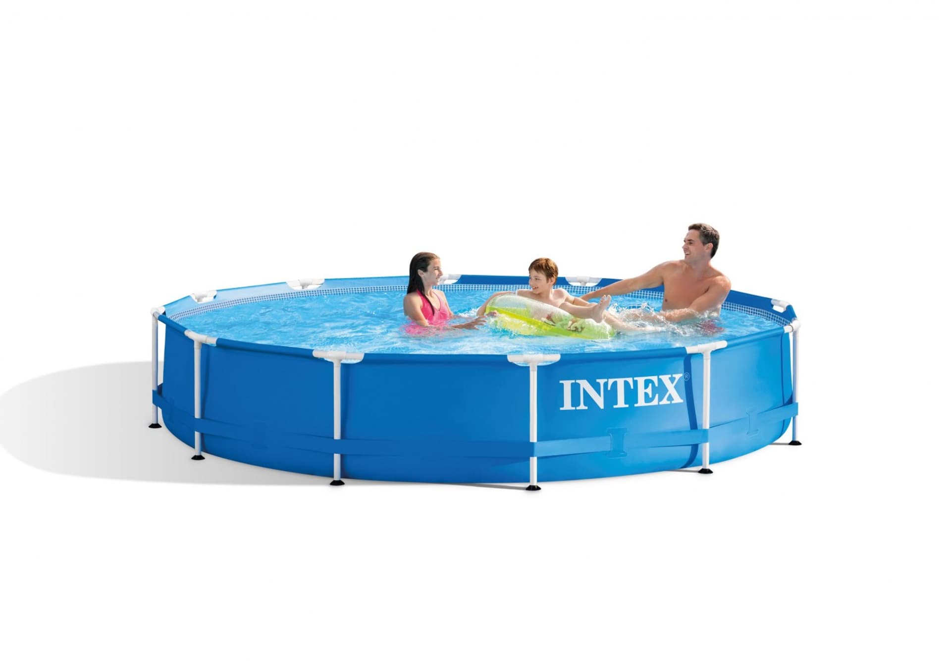 

Intex Metal Frame Pool Blue, 366x76 cm