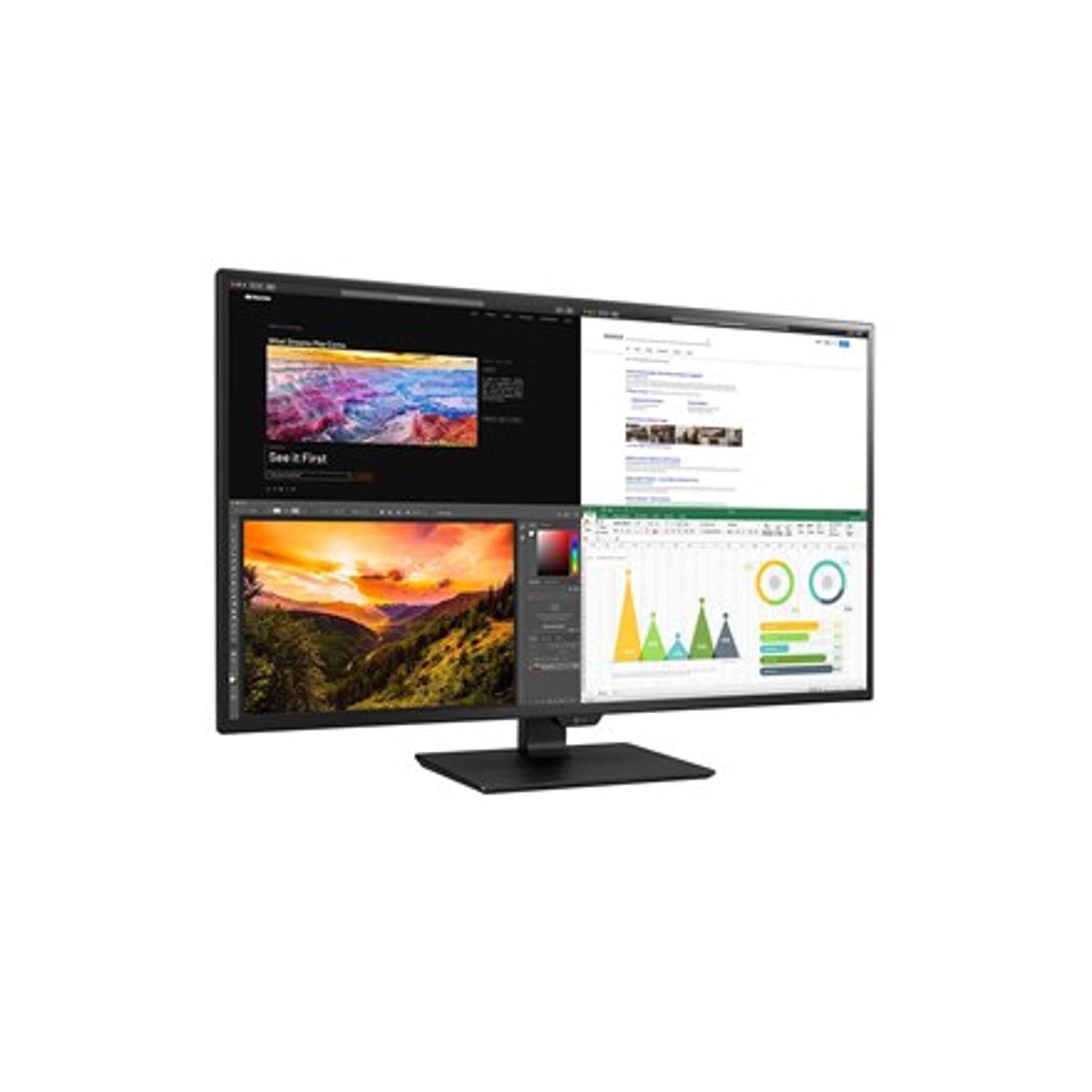 

LG 43UN700-B 42.5 ", 4K UHD, 3840 x 2160, IPS, 16:9, 8 ms, 400 cd/m², 60 Hz, HDMI ports quantity 4
