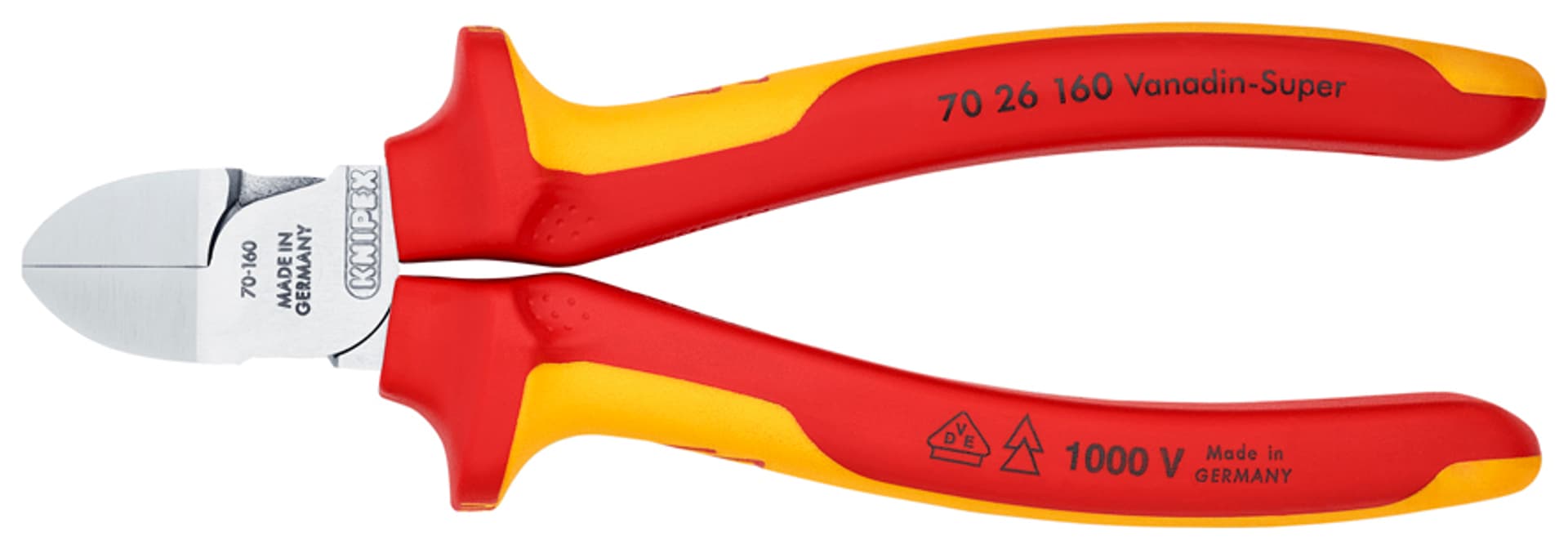 

SZCZYPCE TNĄCE BOCZNE IZOLOWANE 160MM