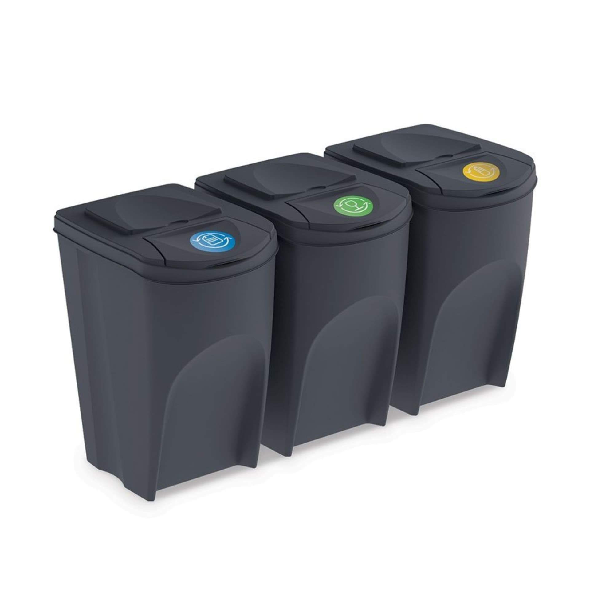 

Zestaw koszy do segregacji Sortibox 3x35L antracyt