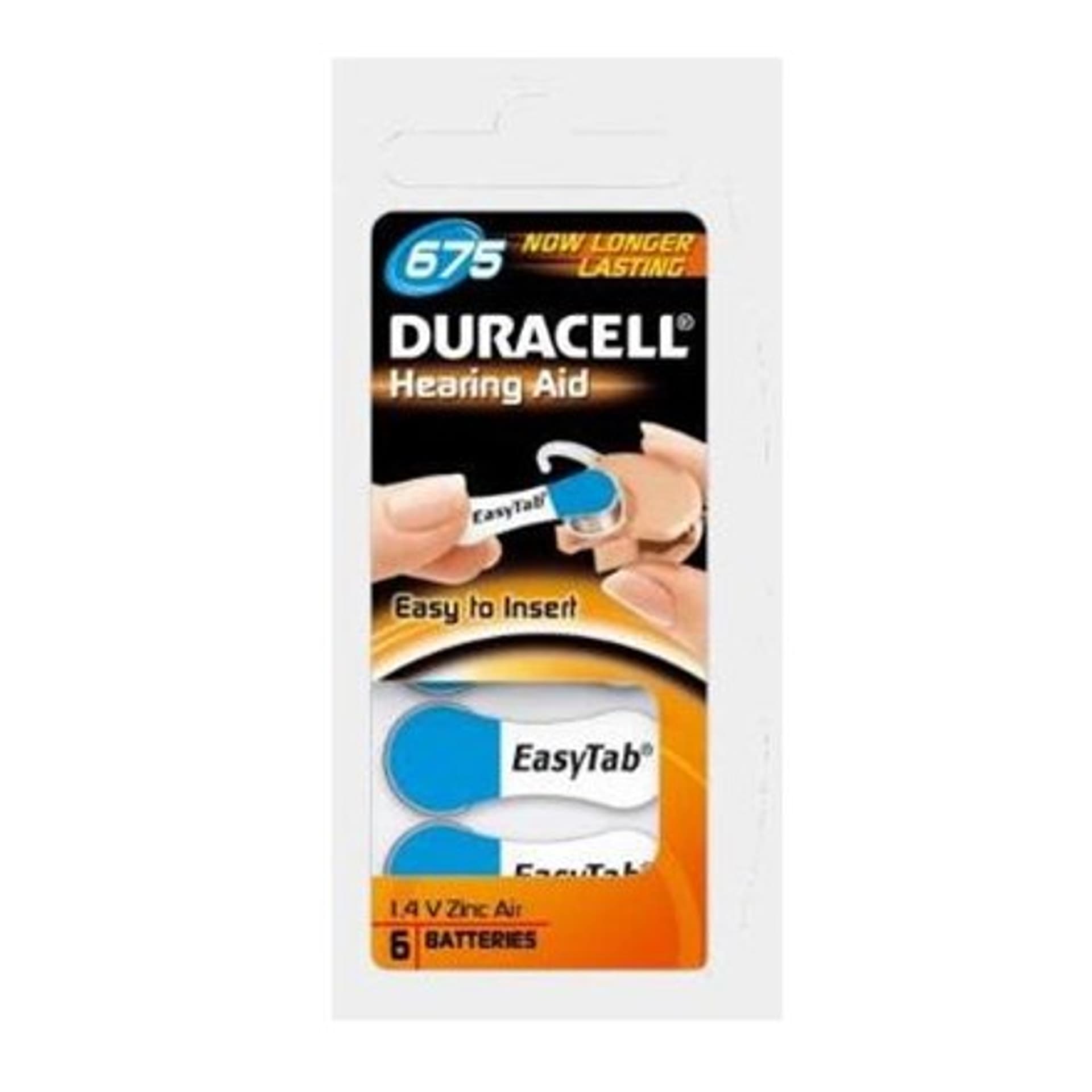 

Duracell A675/DA675/ZL675, Zinc air cells, 6 pc(s)