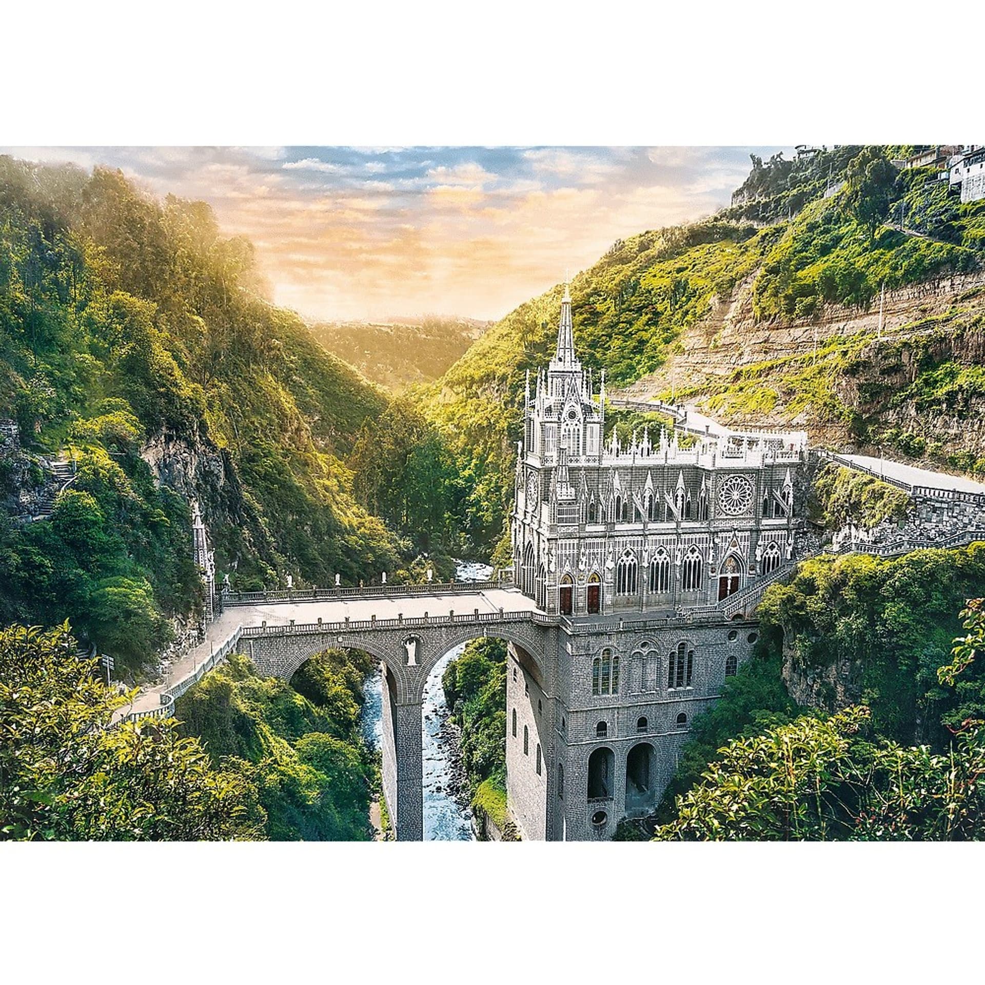 

Puzzle 1000 elementów Sanktuarium Las Lajas Kolumbia