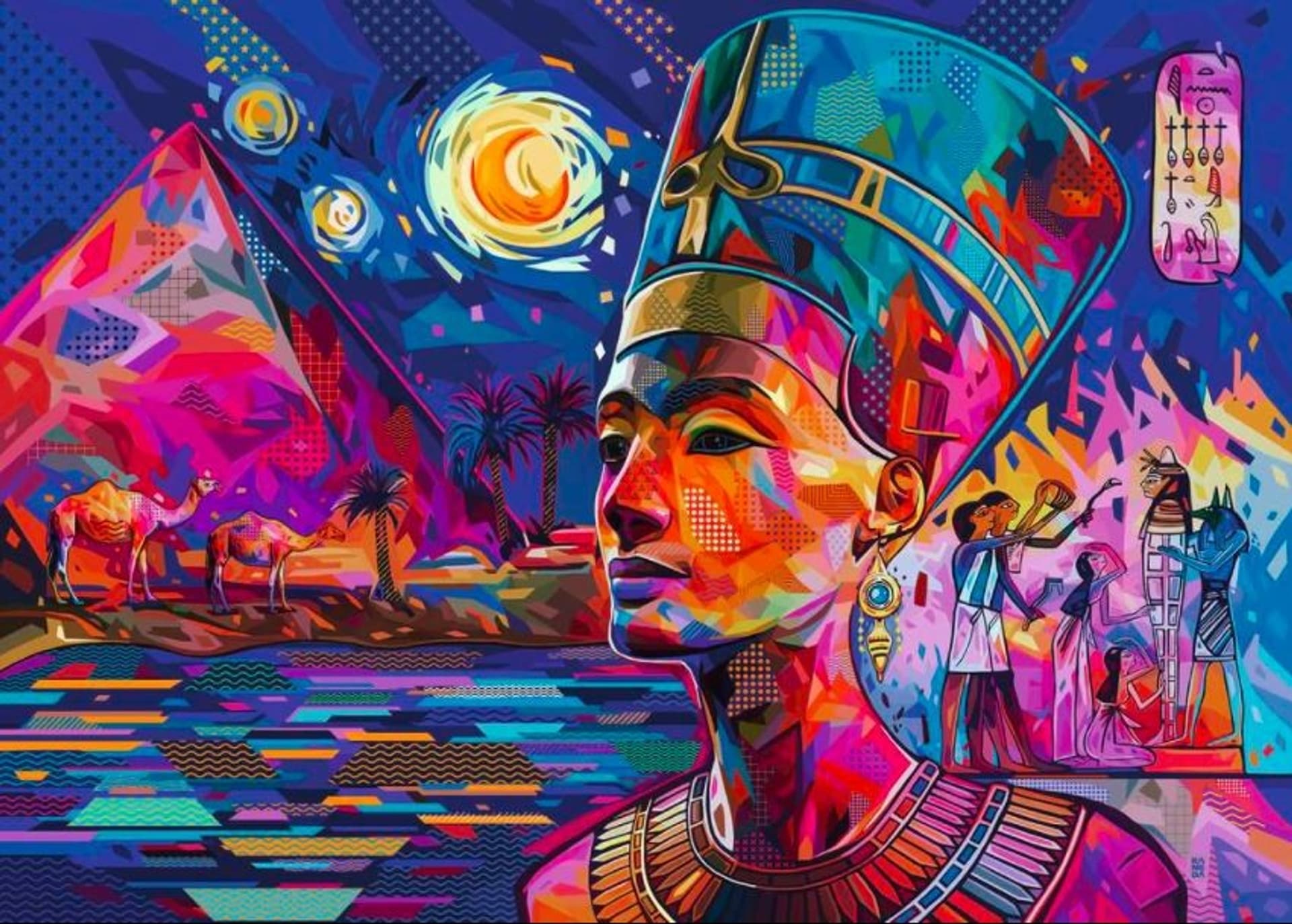 

Puzzle 2D 1000 elementów Nefertiti