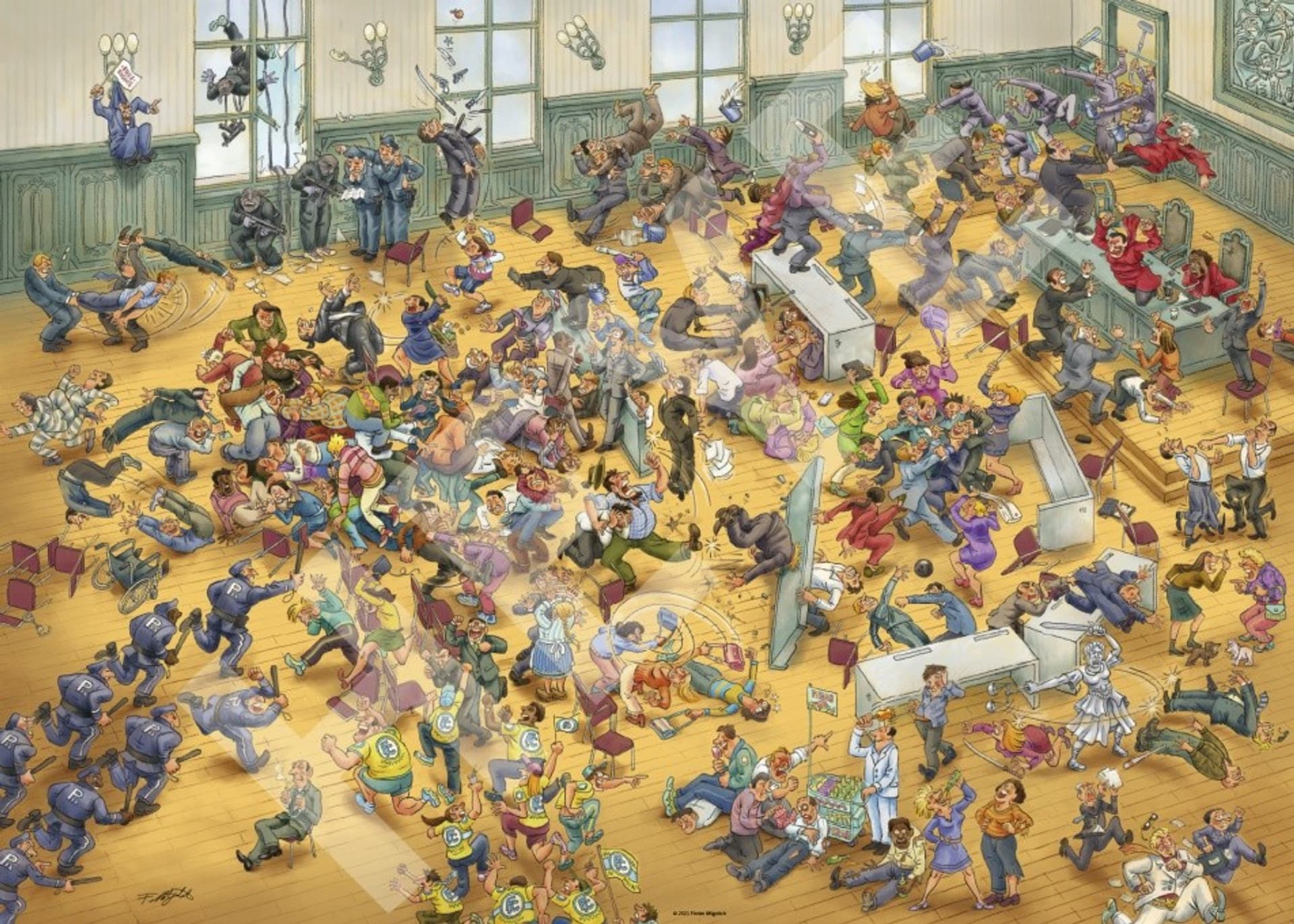 

Puzzle 1000 elementów Sprawiedliwość dla wszystkich