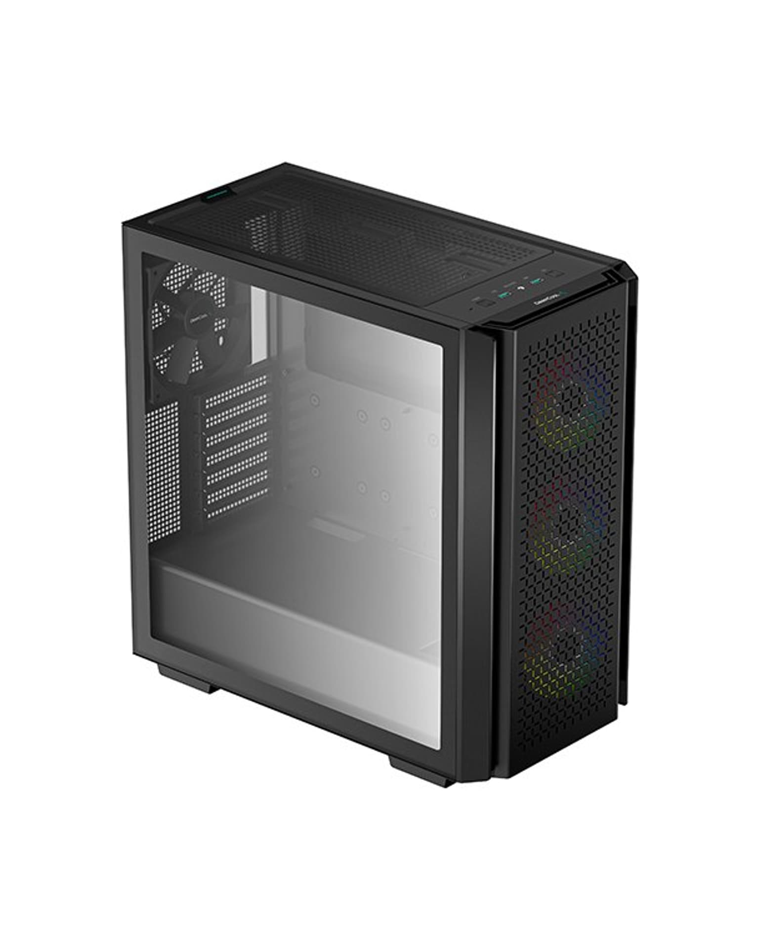

Deepcool MID TOWER CASE CG560 Side window, Black, Mid-Tower, Power supply included No