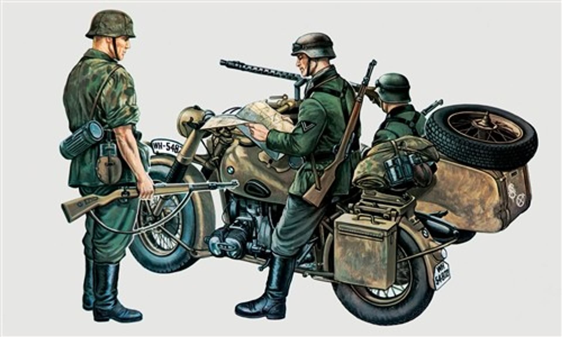 

ITALERI BMW R75 with Sidecar