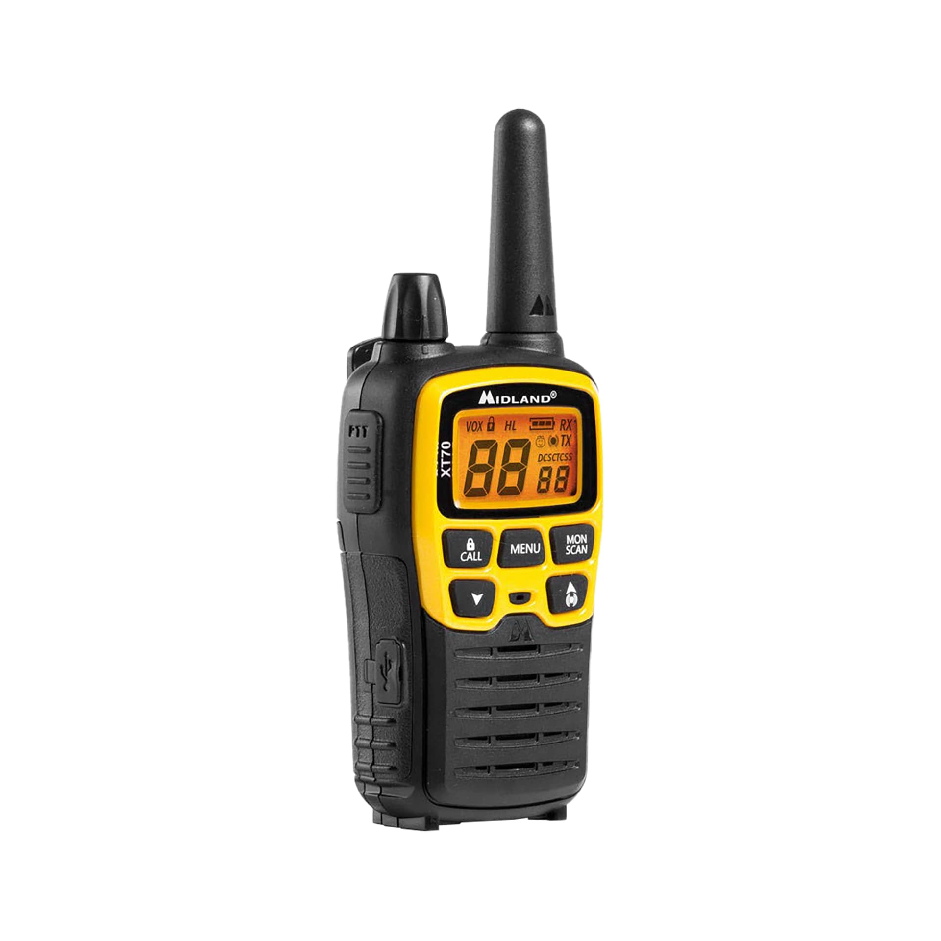 

Radiotelefony ręczne PMR MIDLAND XT70 walizka