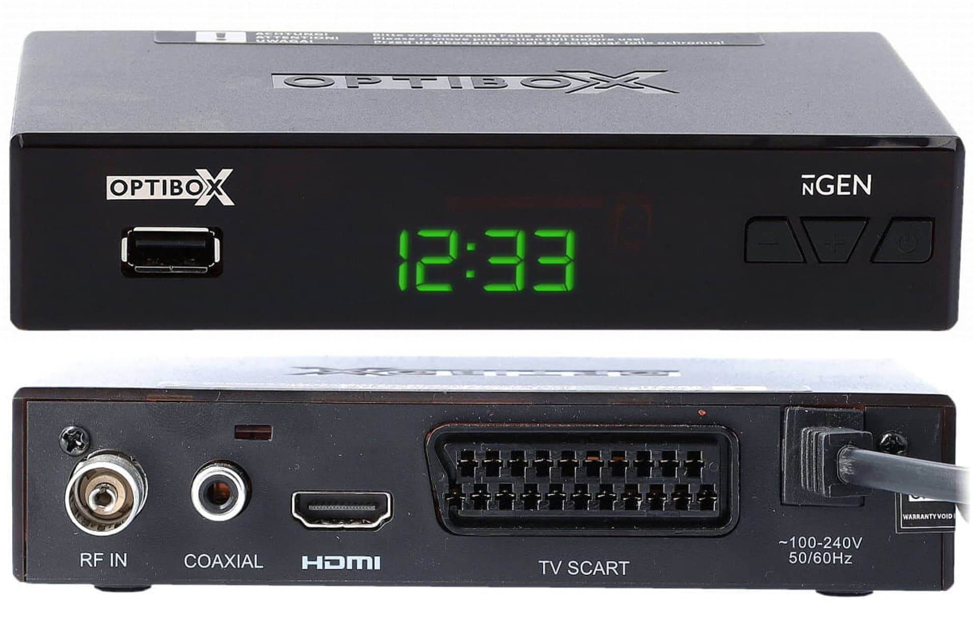 

Tuner DVB-T2/C HEVC H.265 Dekoder Optibox nGEN