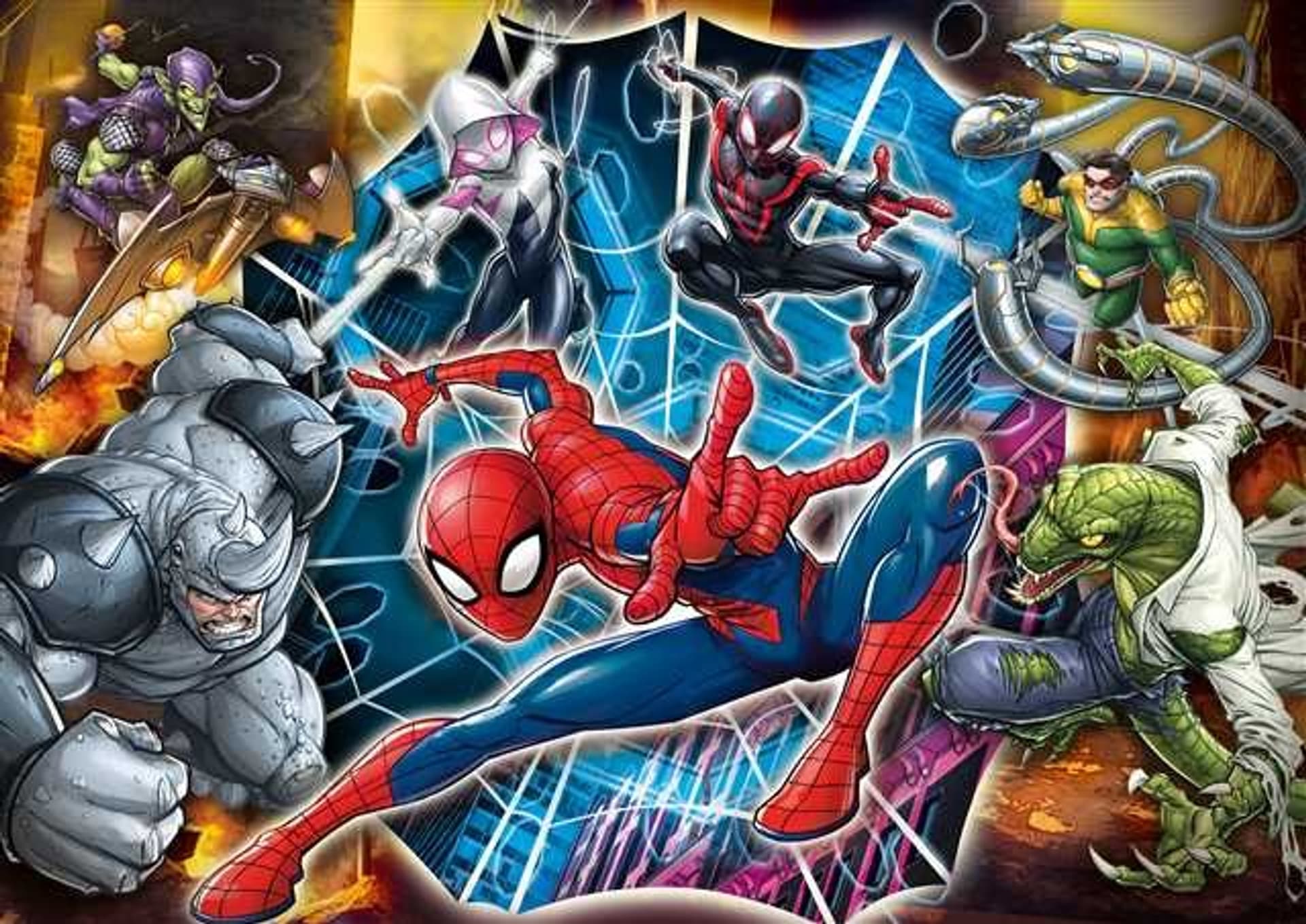 

104 elementy Maxi Spiderman