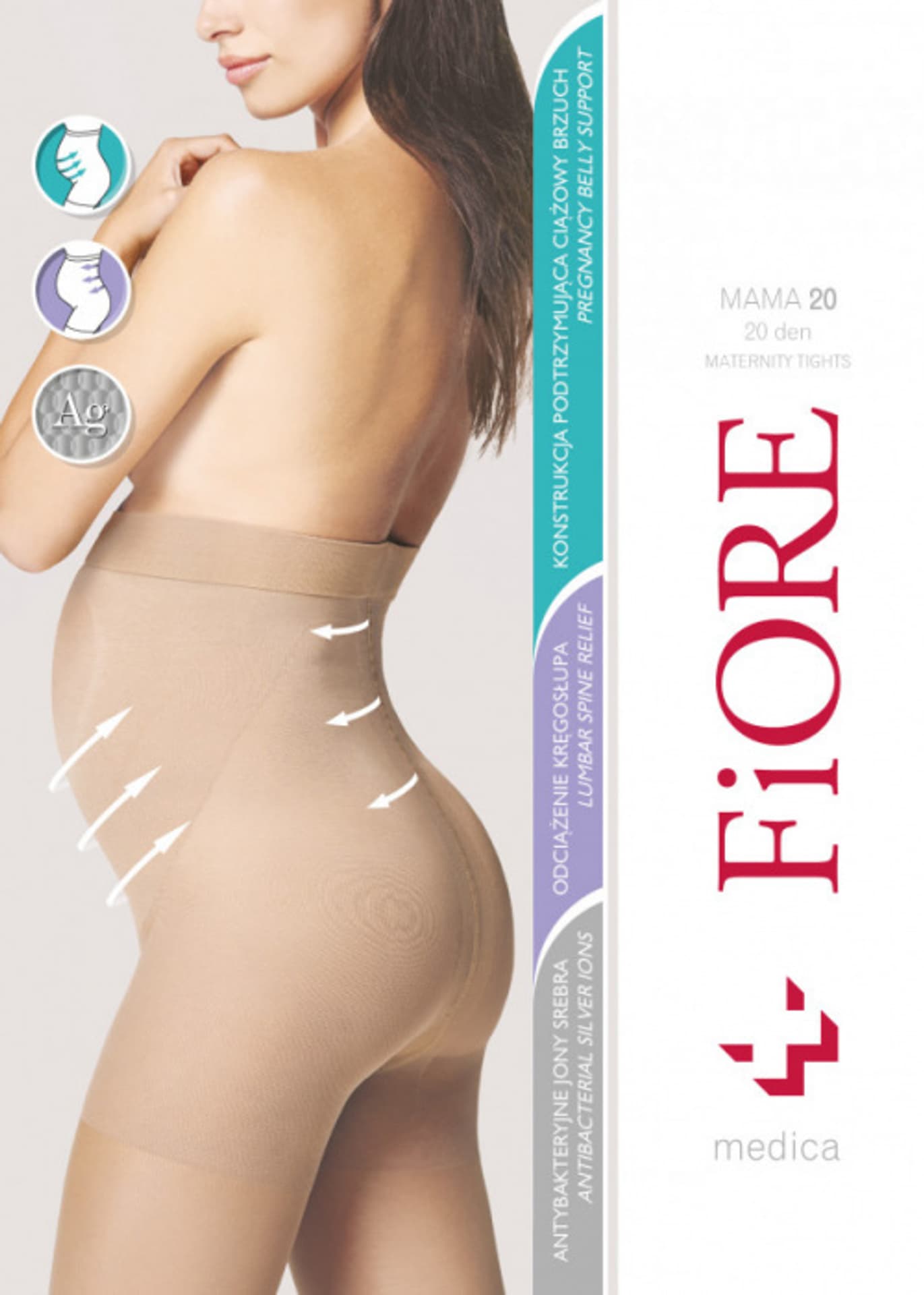 

Rajstopy Mama 20 M5208 Light Natural (Rozmiar 4-L)